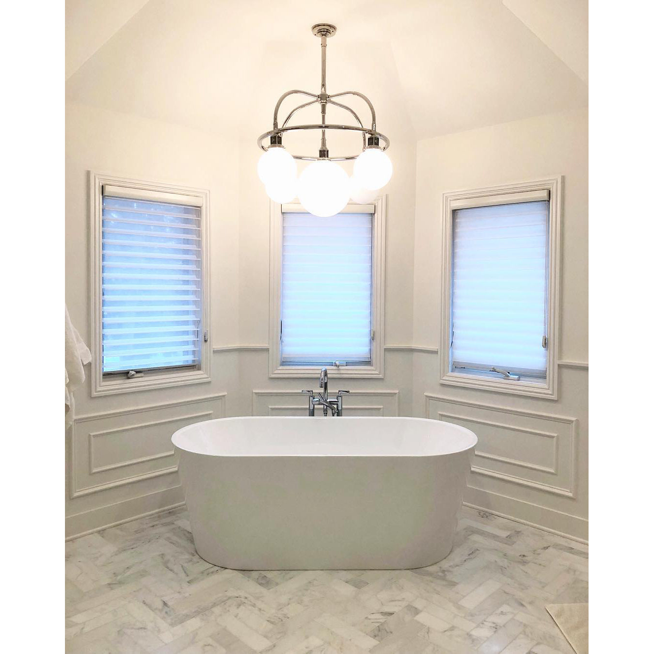 Vathea Lustre Métal Verre Minimaliste Moderne - Neutralighting