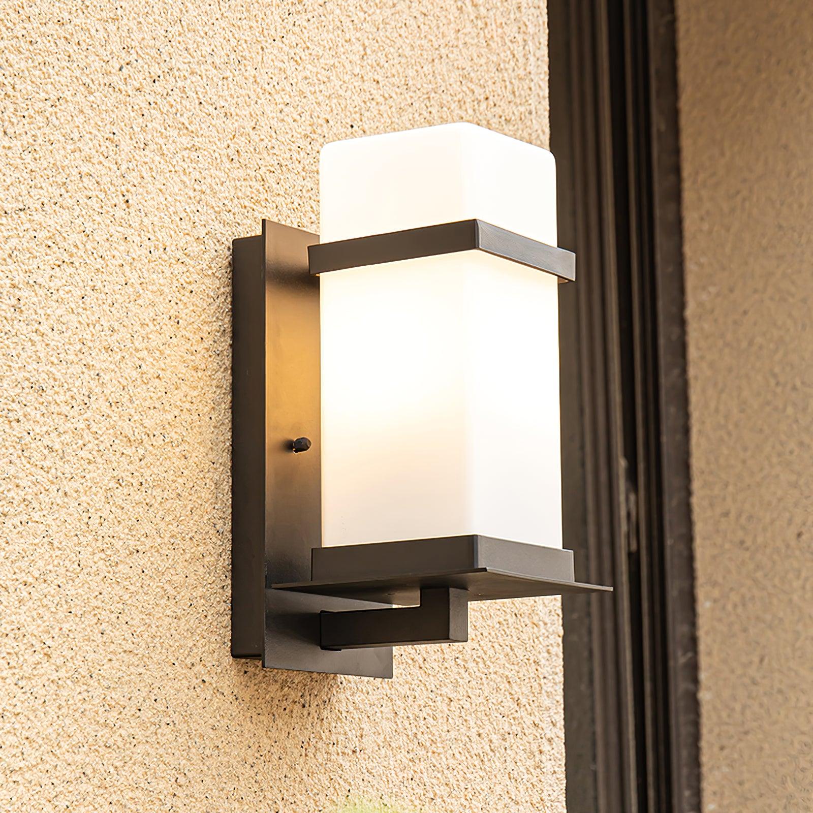 Ishaaris Applique Murale Métal Verre Extérieure Moderne - Neutralighting
