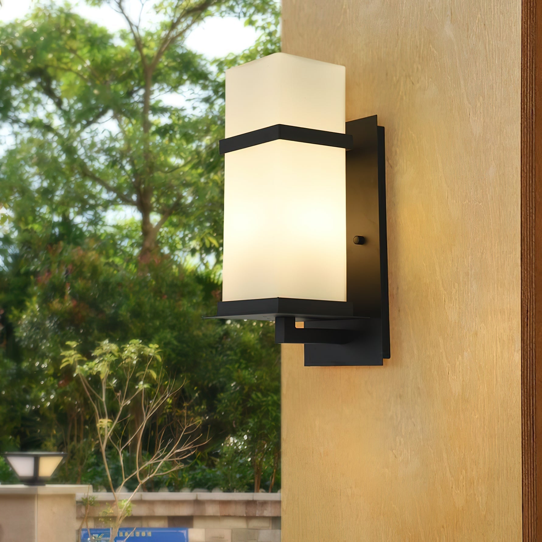 Ishaaris Applique Murale Métal Verre Extérieure Moderne - Neutralighting