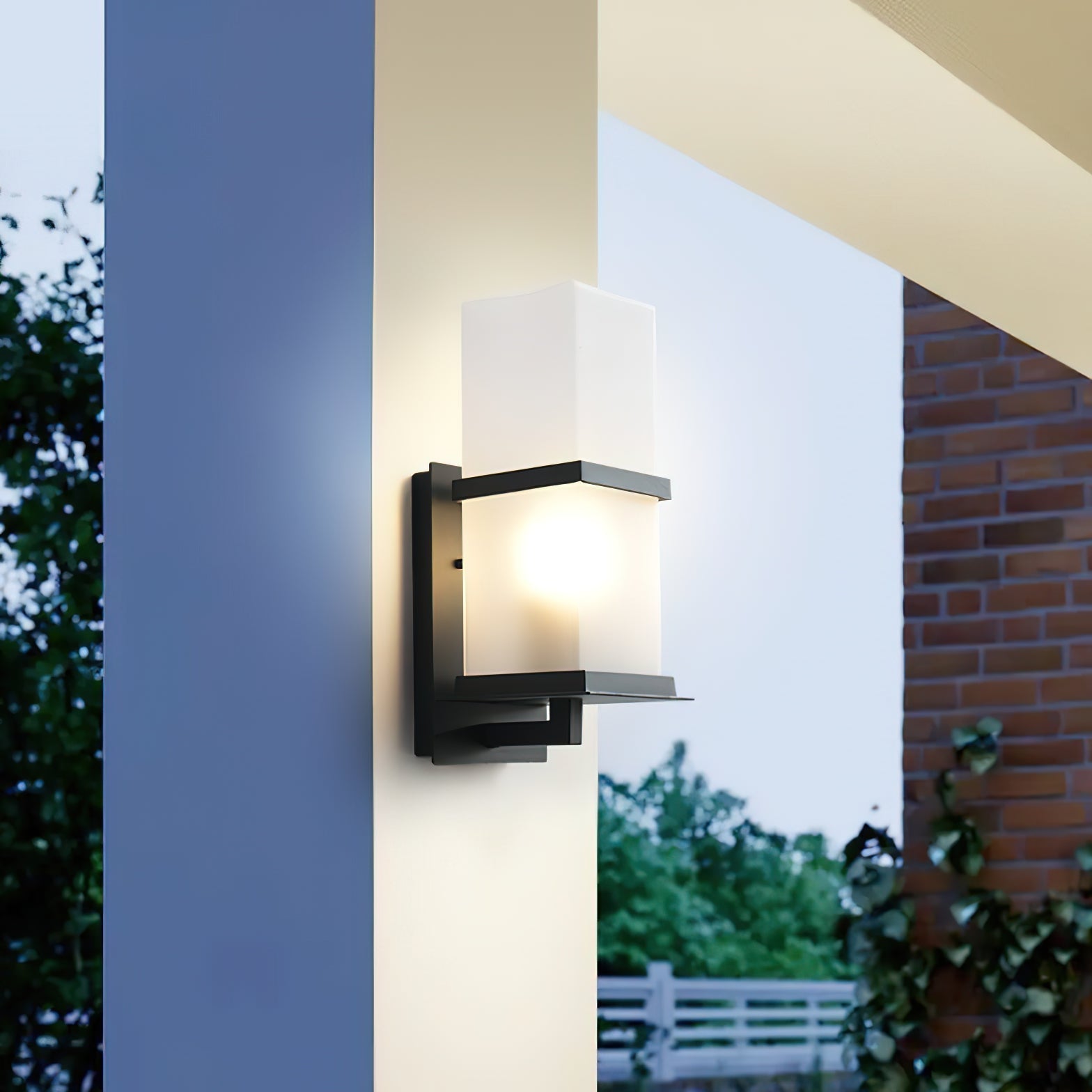 Ishaaris Applique Murale Métal Verre Extérieure Moderne - Neutralighting