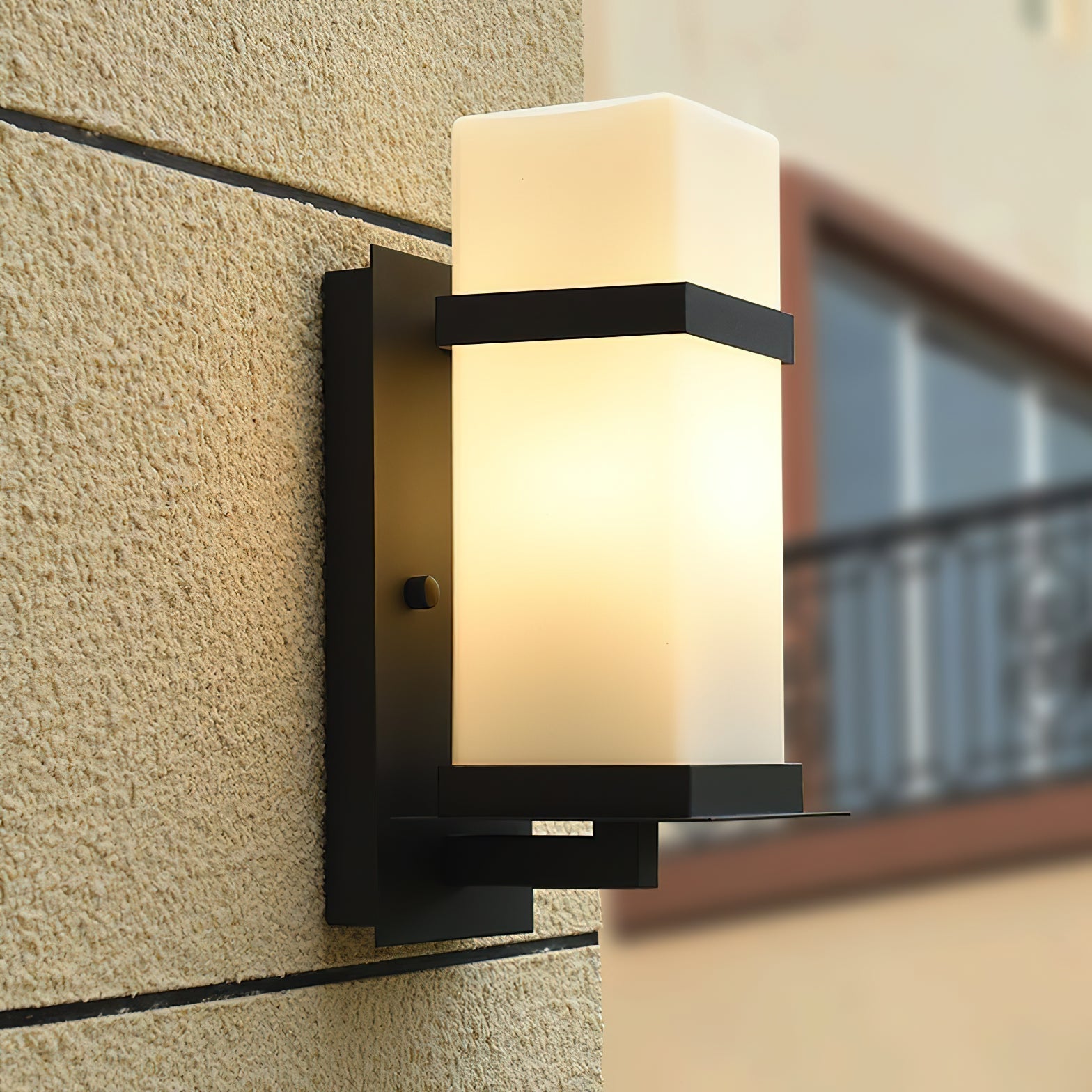 Ishaaris Applique Murale Métal Verre Extérieure Moderne - Neutralighting