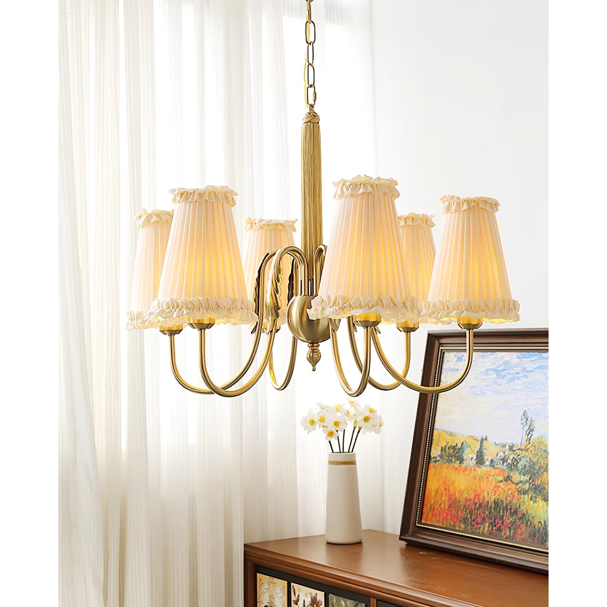 Ervaren Lustre Tissu Luxe Postmoderne Vintage - Neutralighting