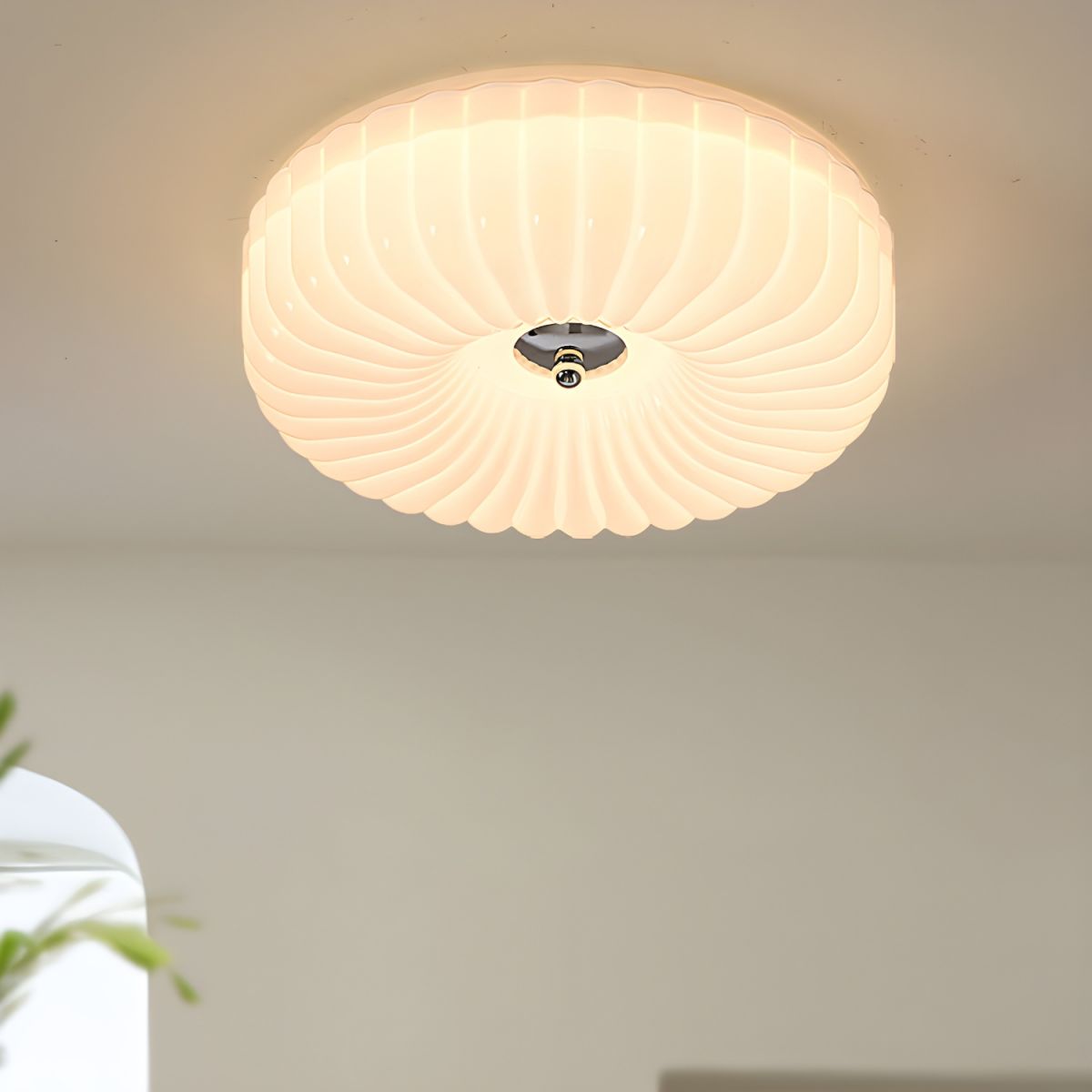 Arisha Moderne LED Verre Plafonnier Chambre à Coucher - Neutralighting
