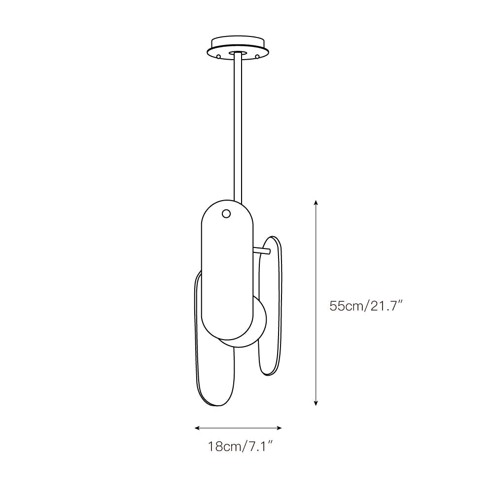 Cevynarae Suspension Marbre Verre Minimaliste Moderne - Neutralighting