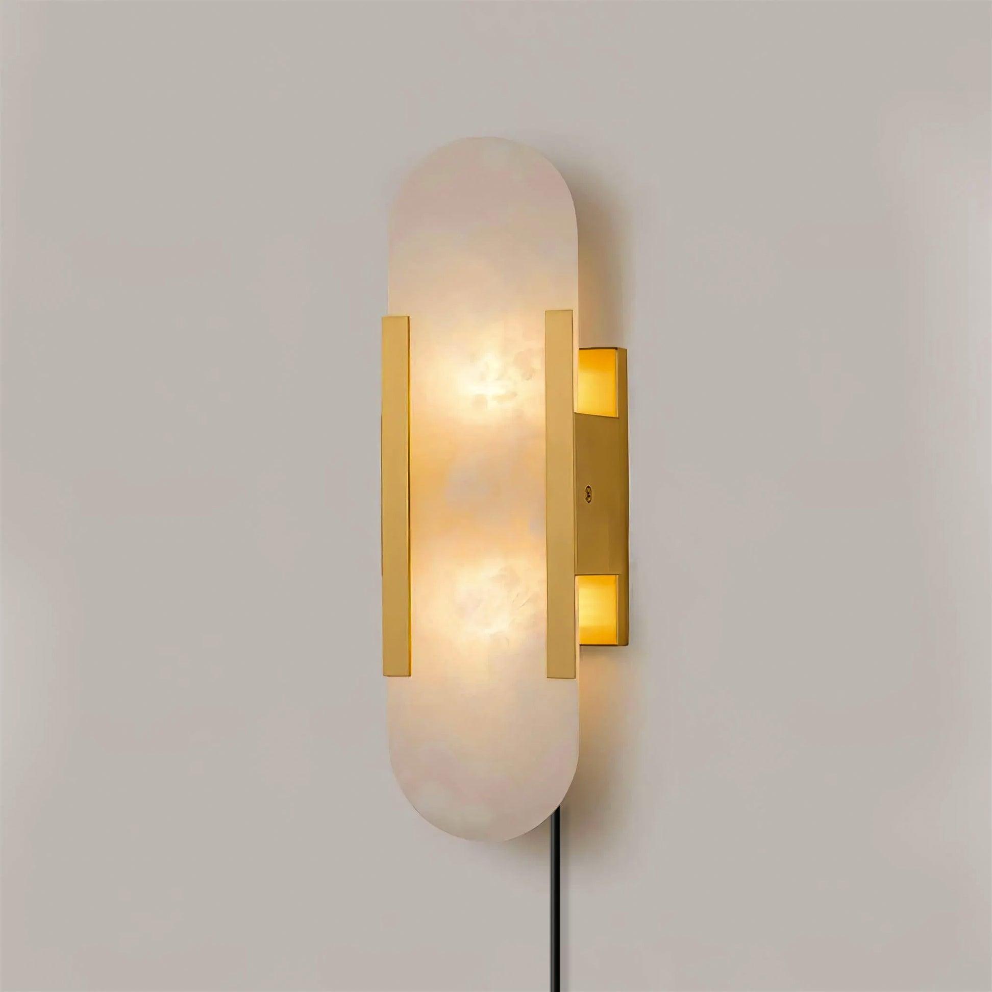 Corvina Oblong Alabaster Wall Light - Neutralighting