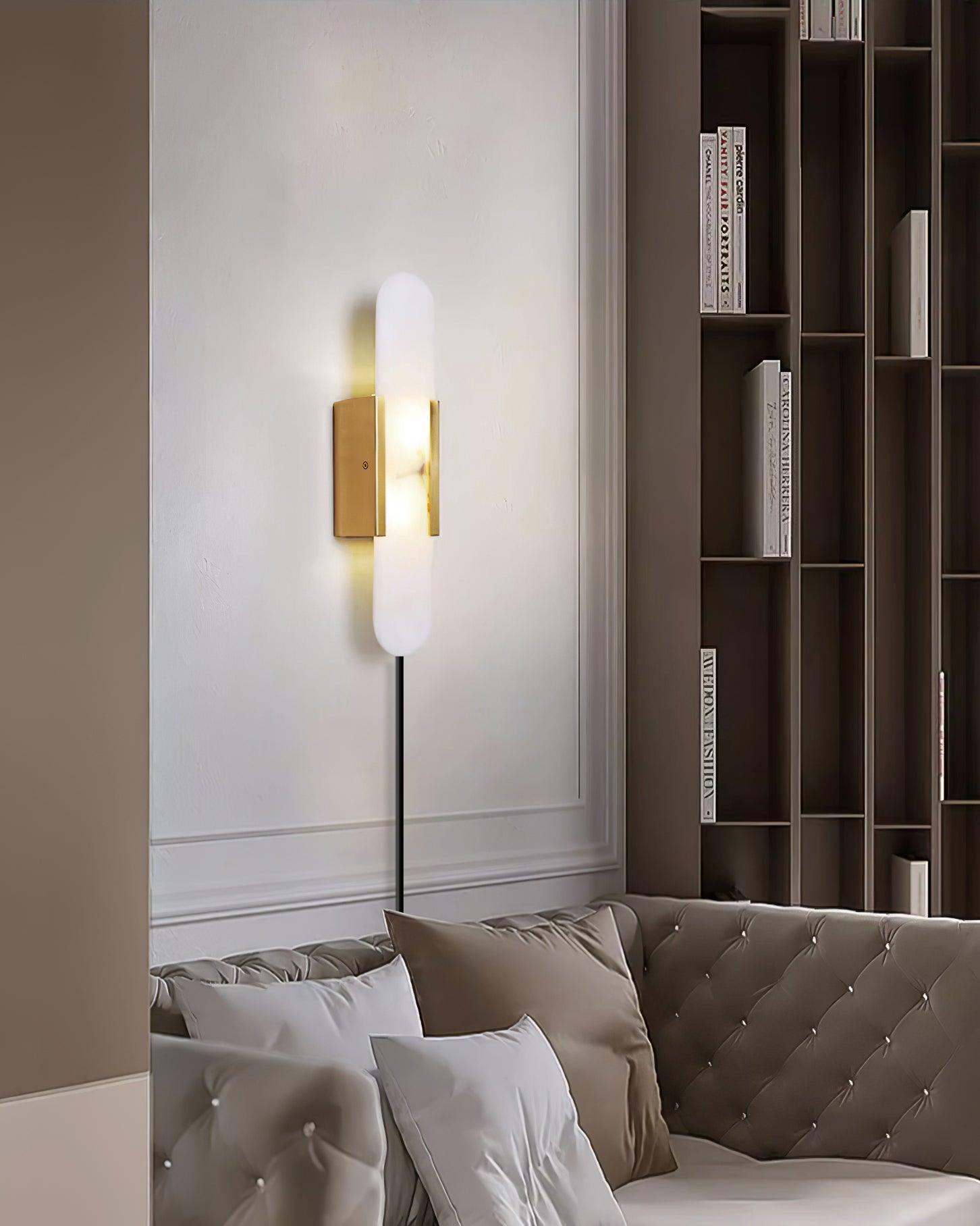 Corvina Oblong Alabaster Wall Light - Neutralighting