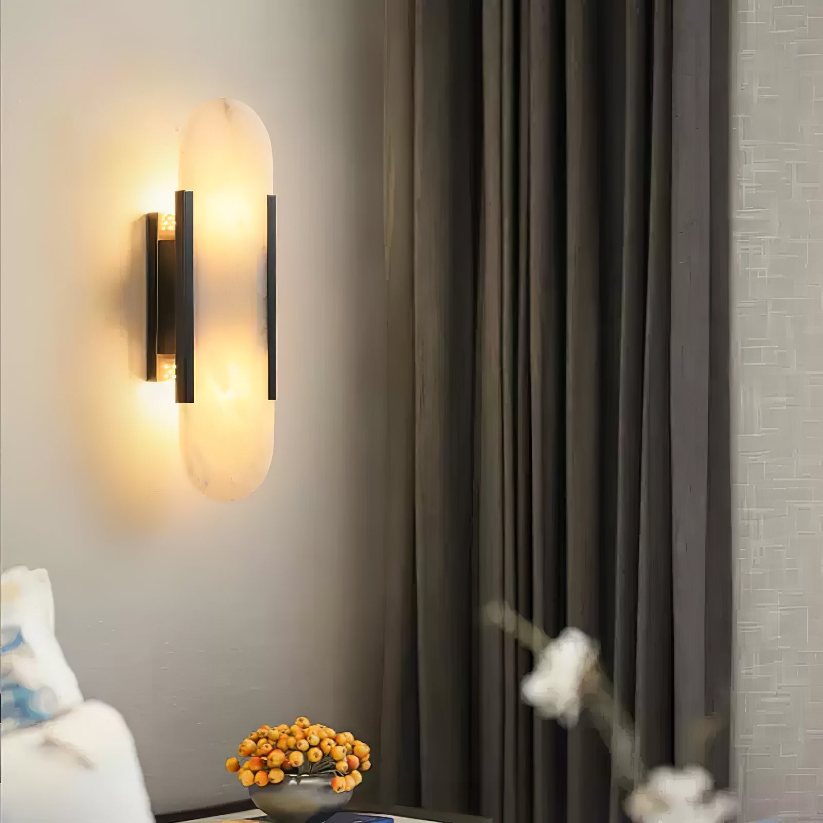 Corvina Oblong Alabaster Wall Light - Neutralighting