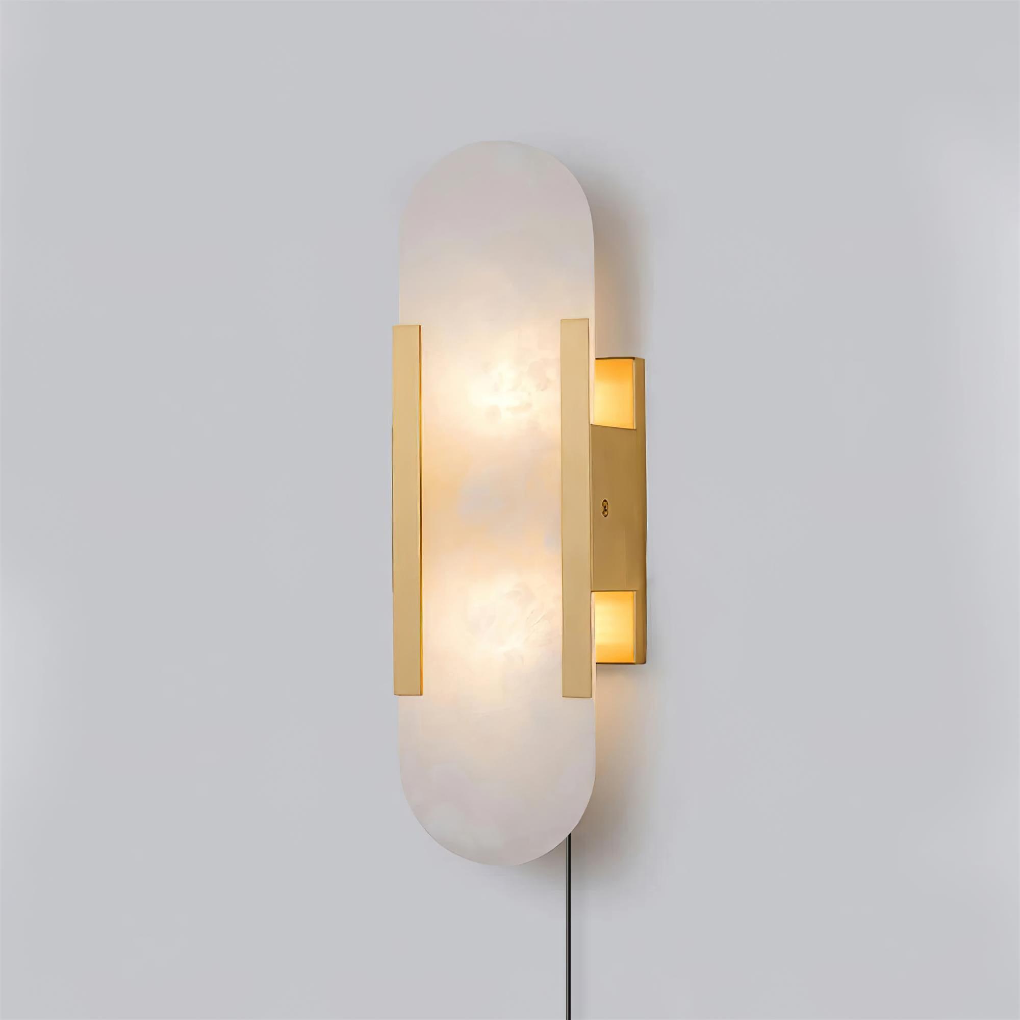Corvina Oblong Alabaster Wall Light - Neutralighting
