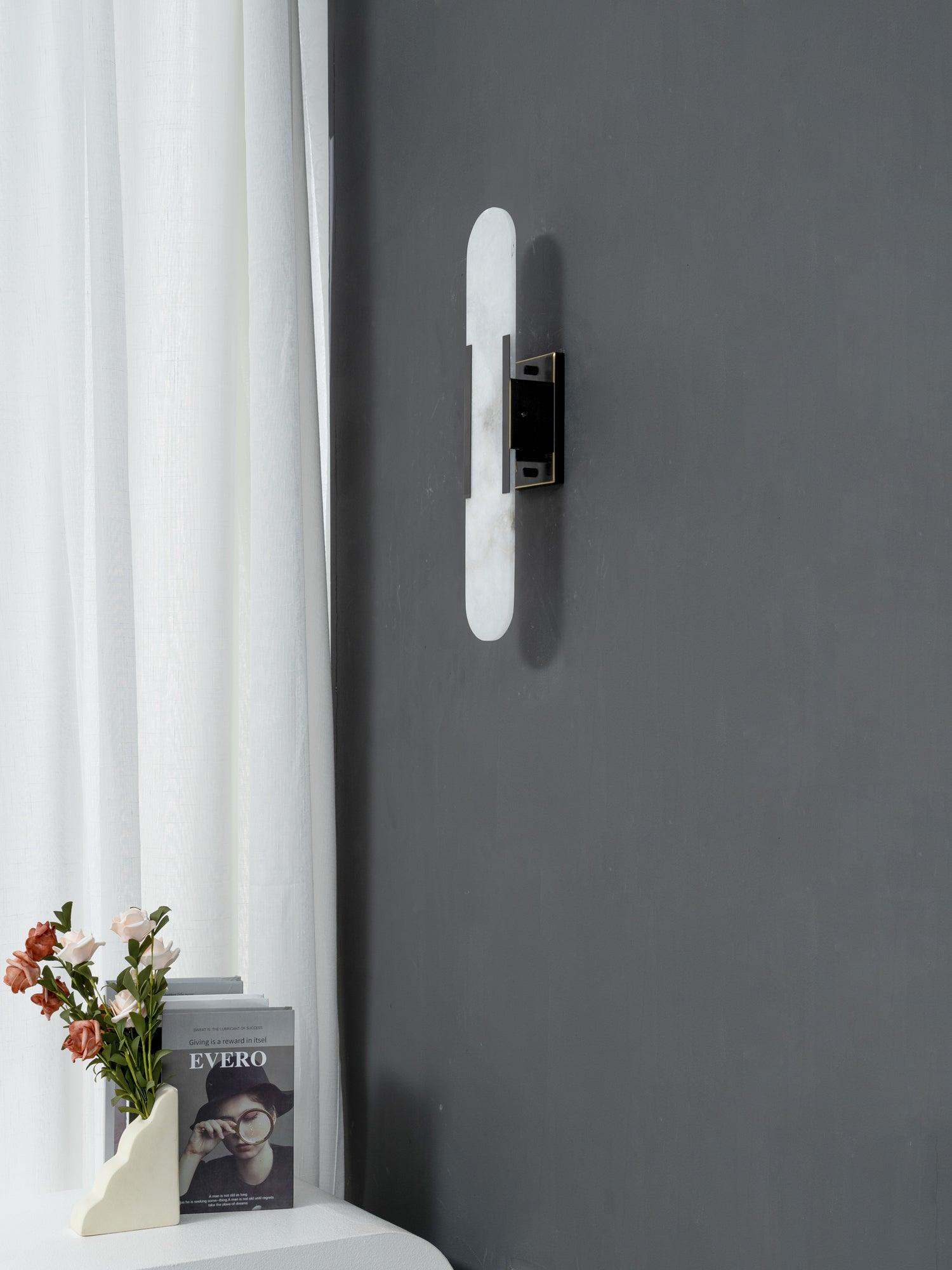 Olraeia Applique Murale Double en Albâtre - Neutralighting