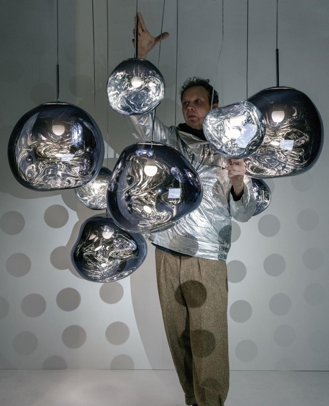 Solara Suspension en Verre Soufflé Cluster Irrégulier Sculptural - Neutralighting