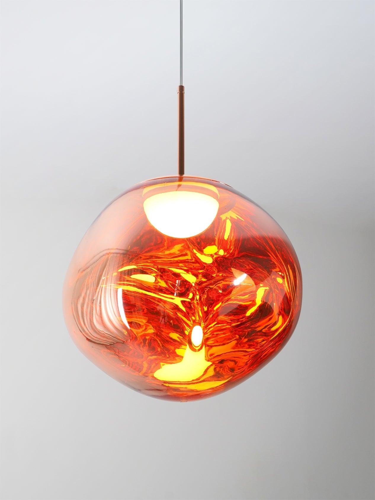 Solara Suspension en Verre Soufflé Cluster Irrégulier Sculptural - Neutralighting