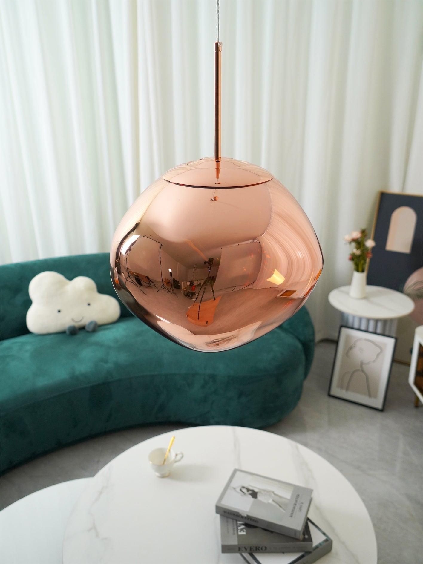 Solara Suspension en Verre Soufflé Cluster Irrégulier Sculptural - Neutralighting