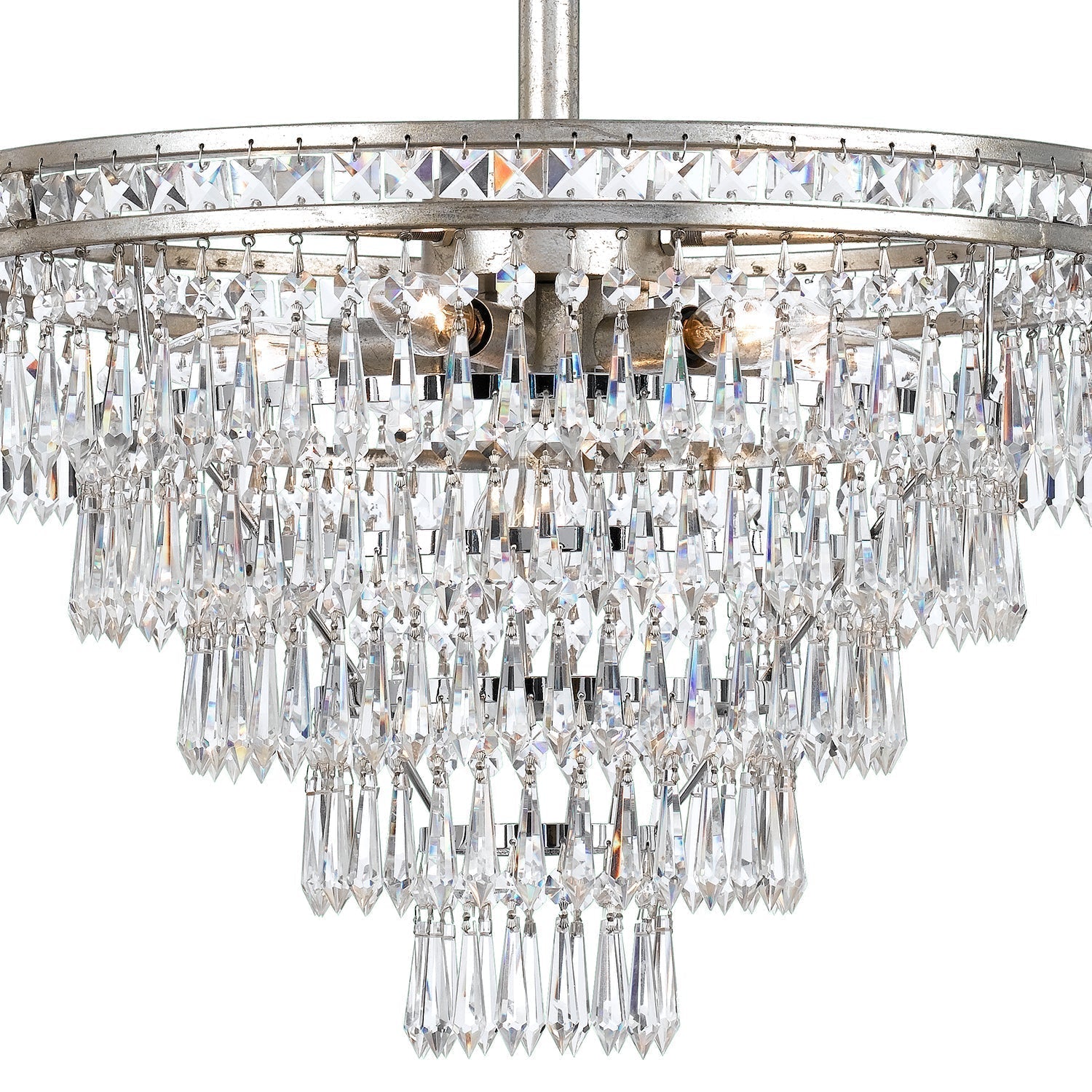 Eurvaryra Postmodern Luxury Metal Crystal Chandelier - Lamp Copper