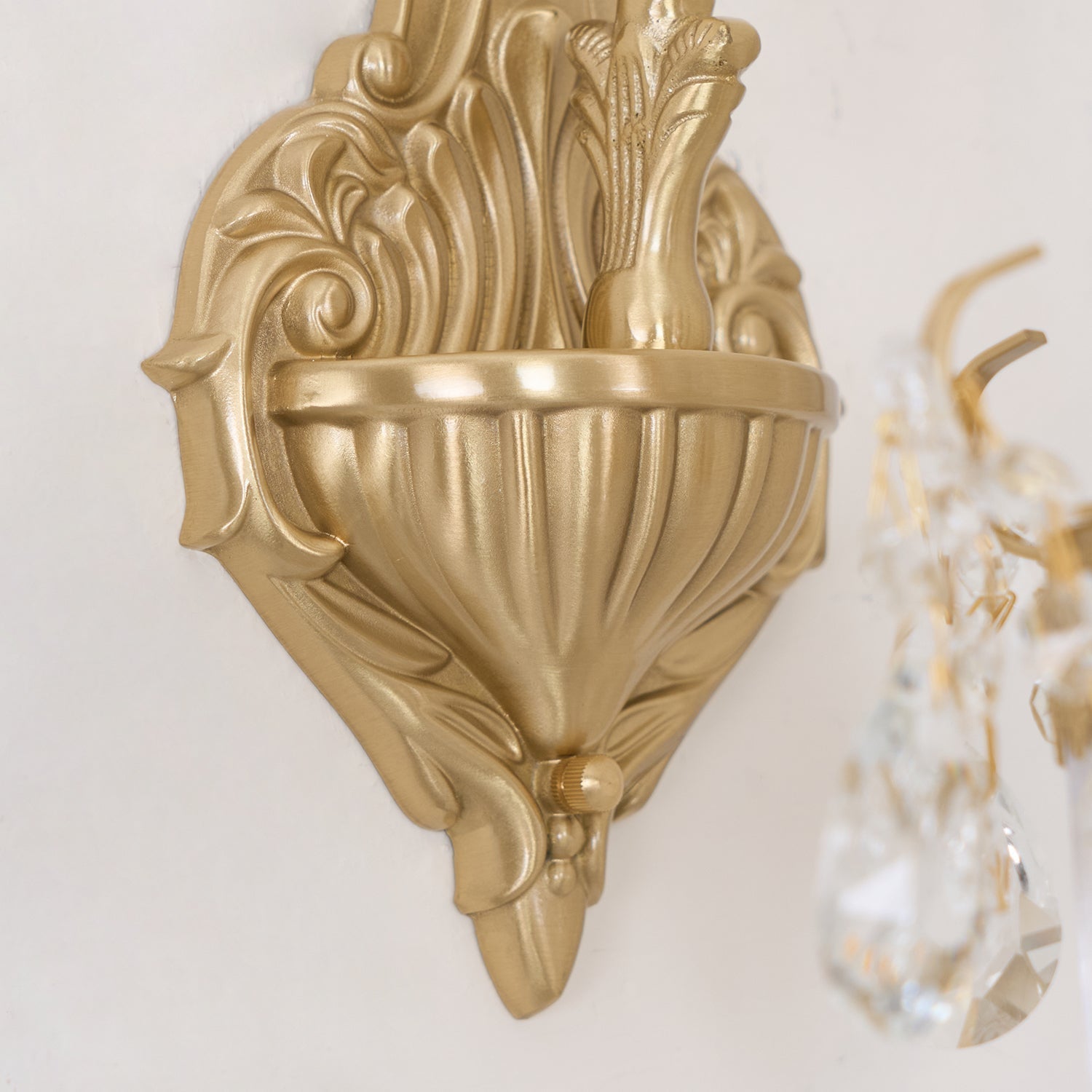 Elosia Lustra Applique Murale Double Dorée Élégante - Neutralighting