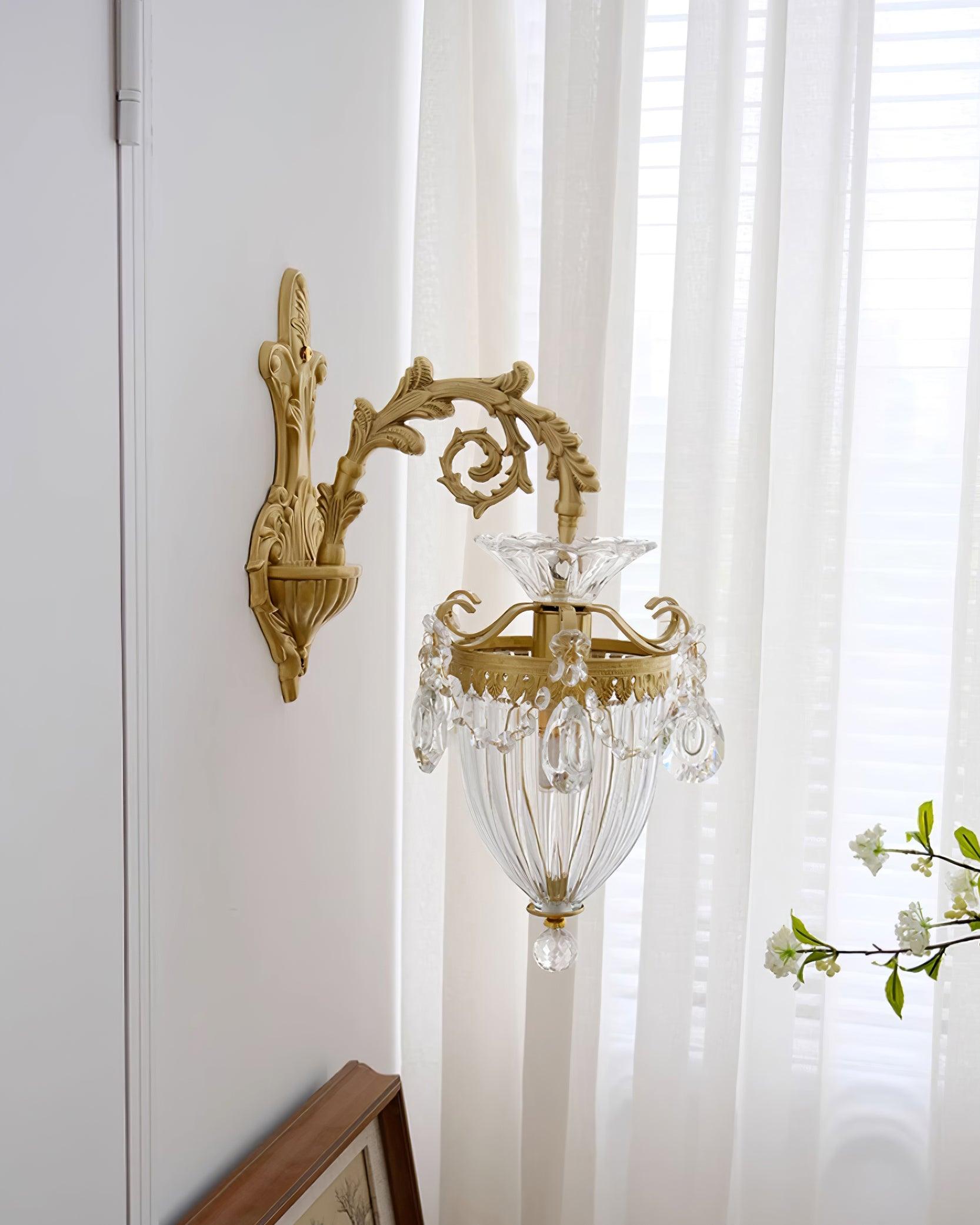 Elosia Lustra Applique Murale Double Dorée Élégante - Neutralighting