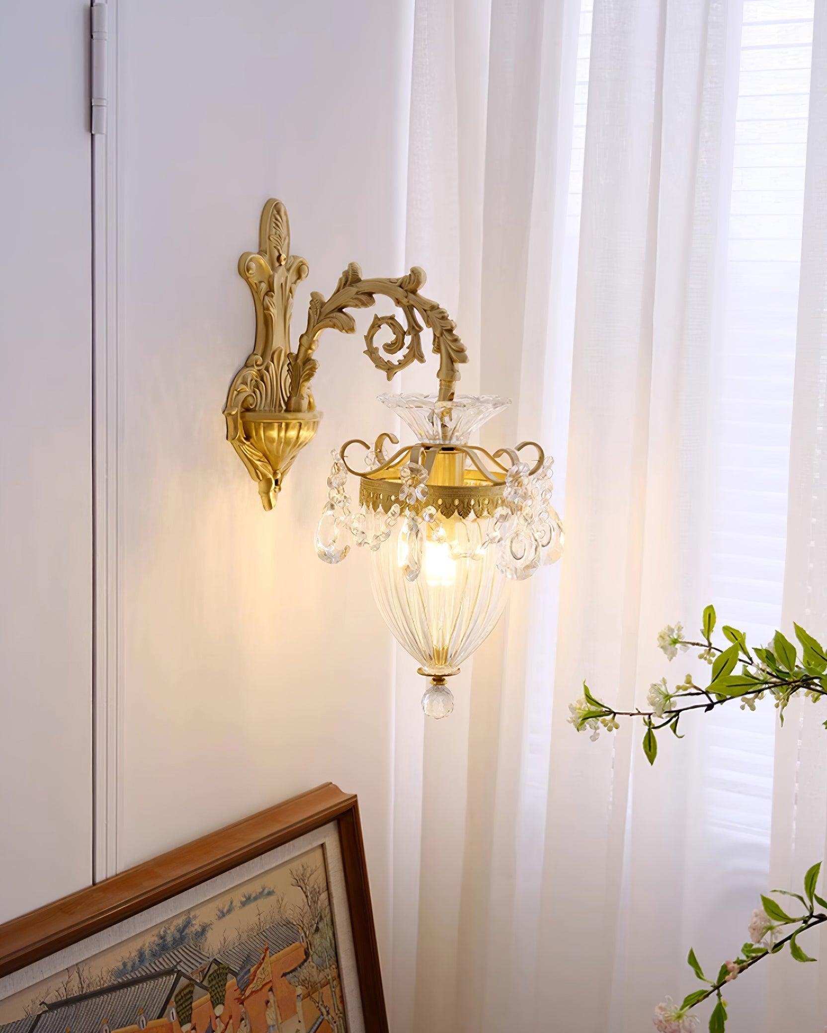 Elosia Lustra Applique Murale Double Dorée Élégante - Neutralighting