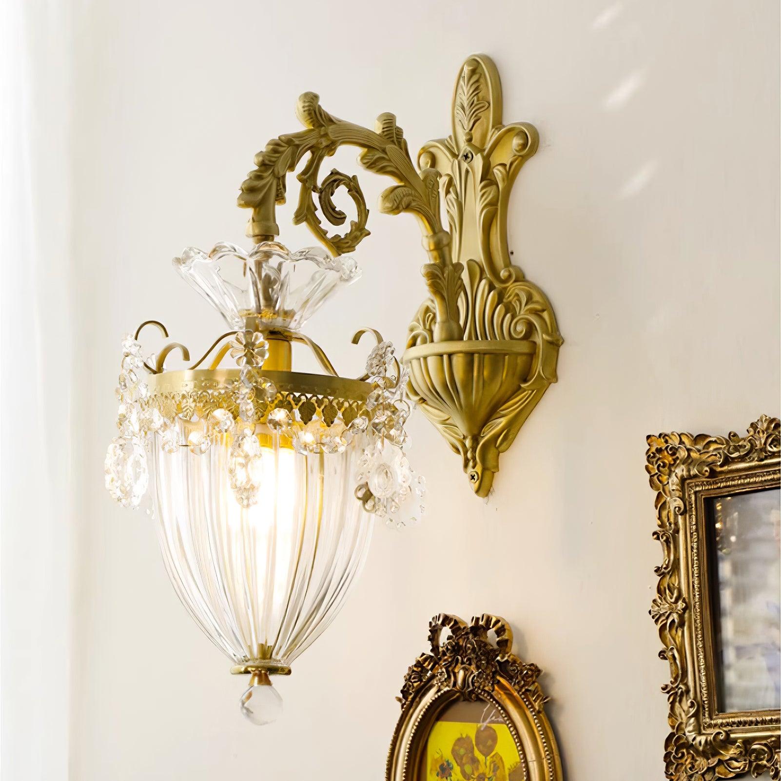 Elosia Lustra Applique Murale Double Dorée Élégante - Neutralighting