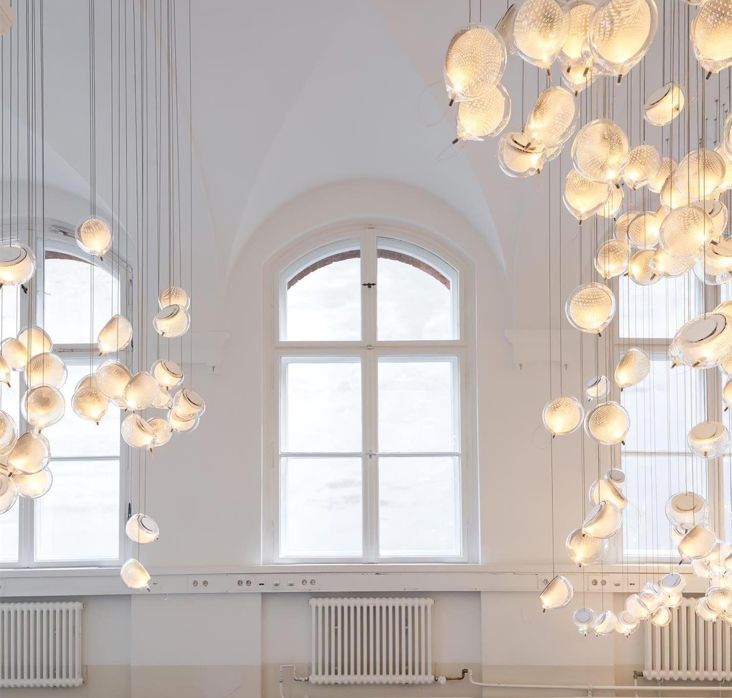 Sfera Chandelier Moderne Minimaliste en Verre - Neutralighting