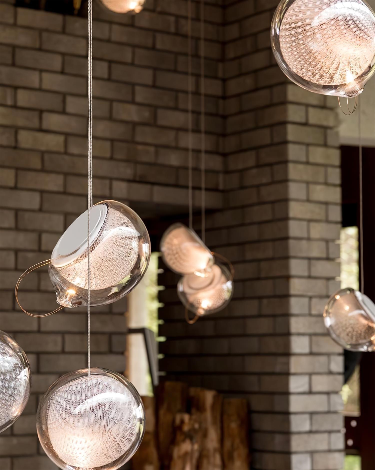 Sfera Chandelier Moderne Minimaliste en Verre - Neutralighting