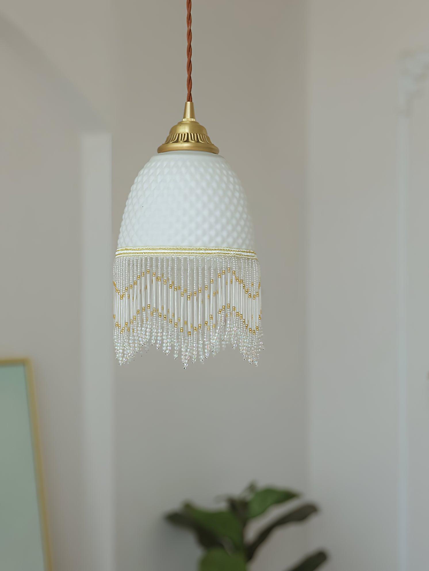 Mesh Lampe Pendante en Verre À Franges - Neutralighting