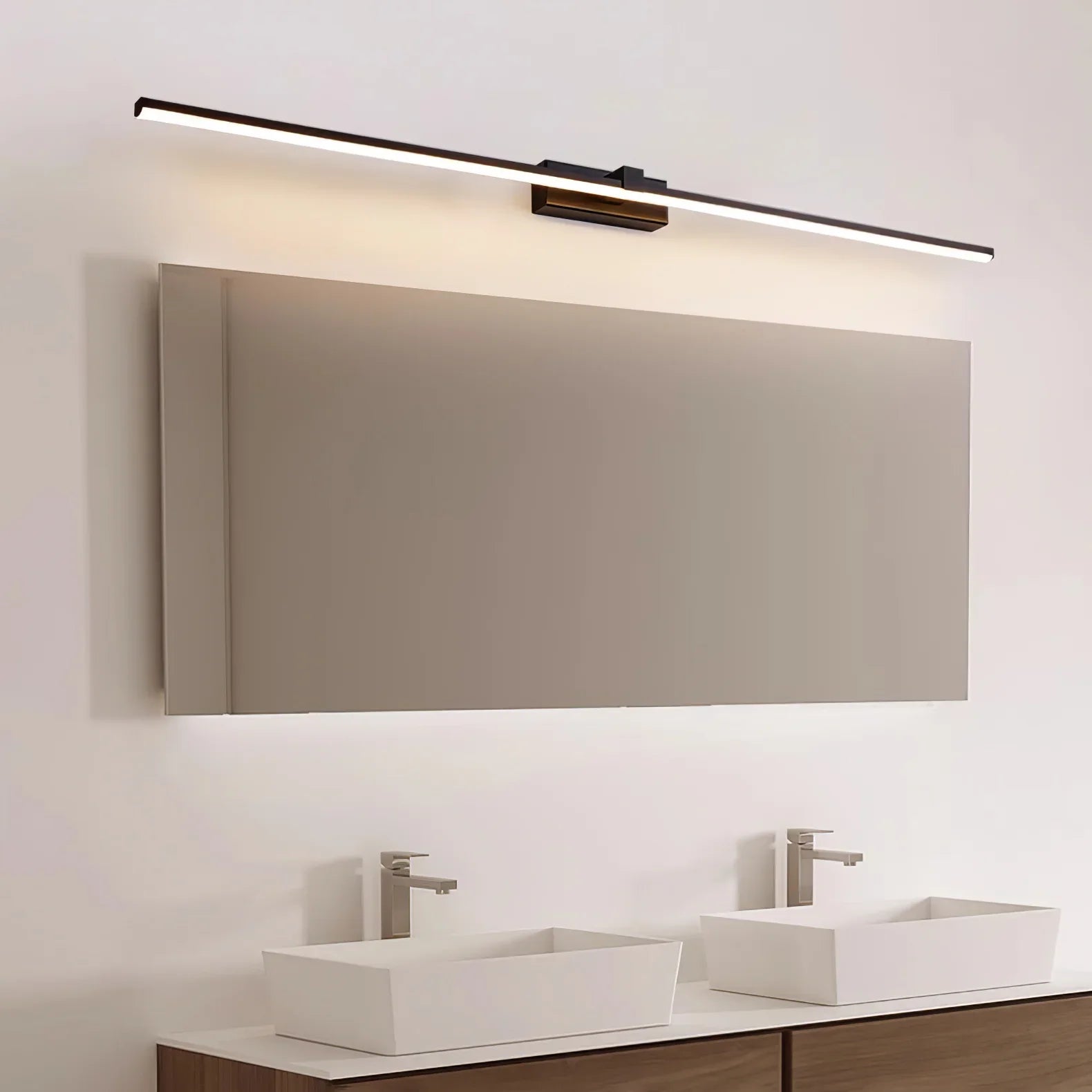Hexa Applique Murale Linéaire pour Miroir Salle de Bain, Chambre Moderne - Neutralighting