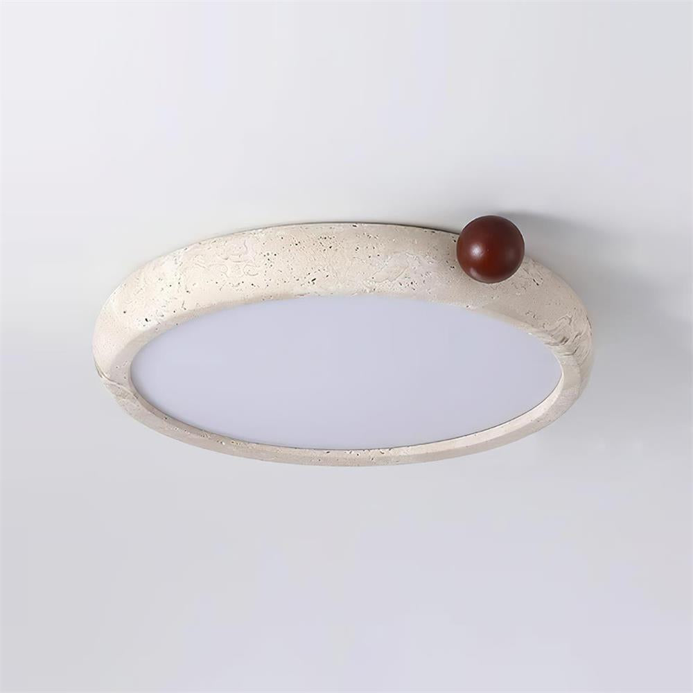 Ritta Plafonnier Rond Travertin Mignon - Neutralighting