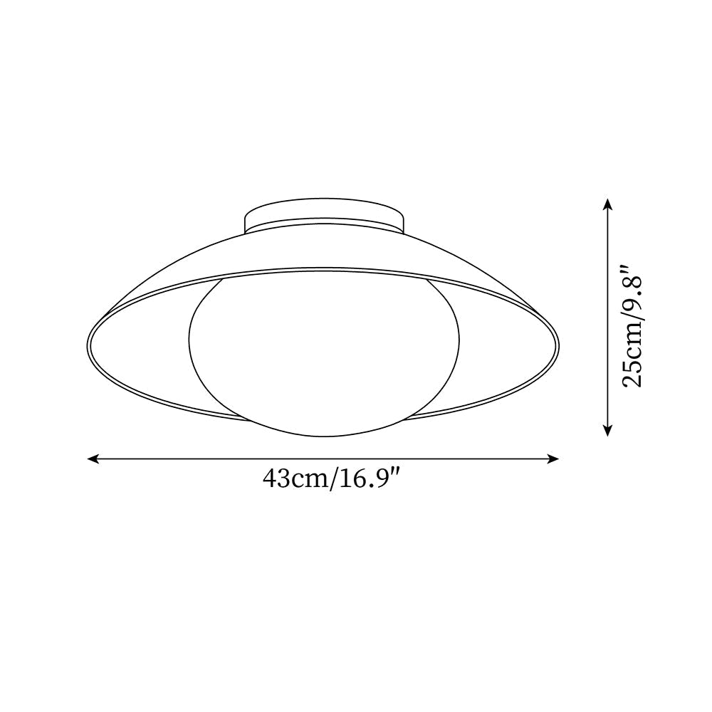 Canopy Plafonnier Moderne Minimaliste en Verre - Neutralighting