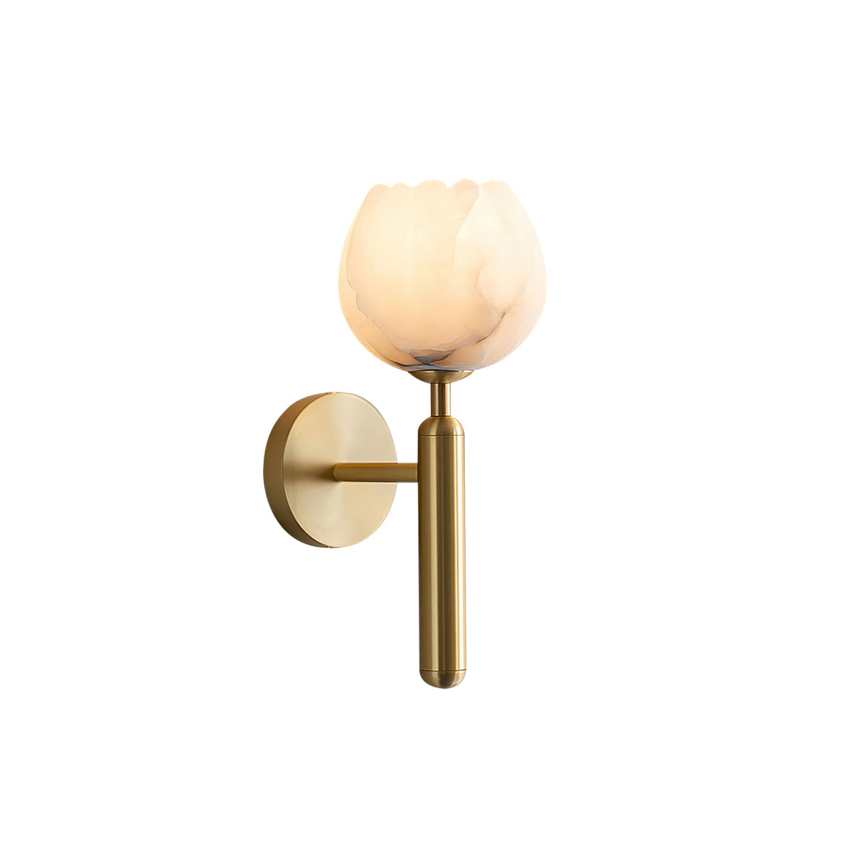 Orlaeila Applique Murale Laiton Albâtre Minimaliste Moderne - Neutralighting