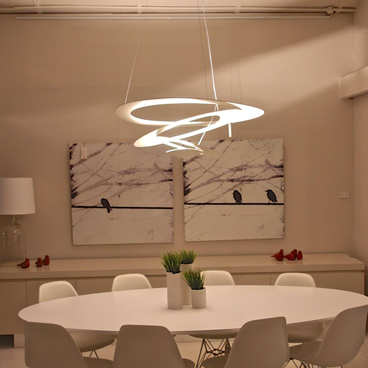 Micro Lustre LED Anneaux Tourbillonnants - Neutralighting