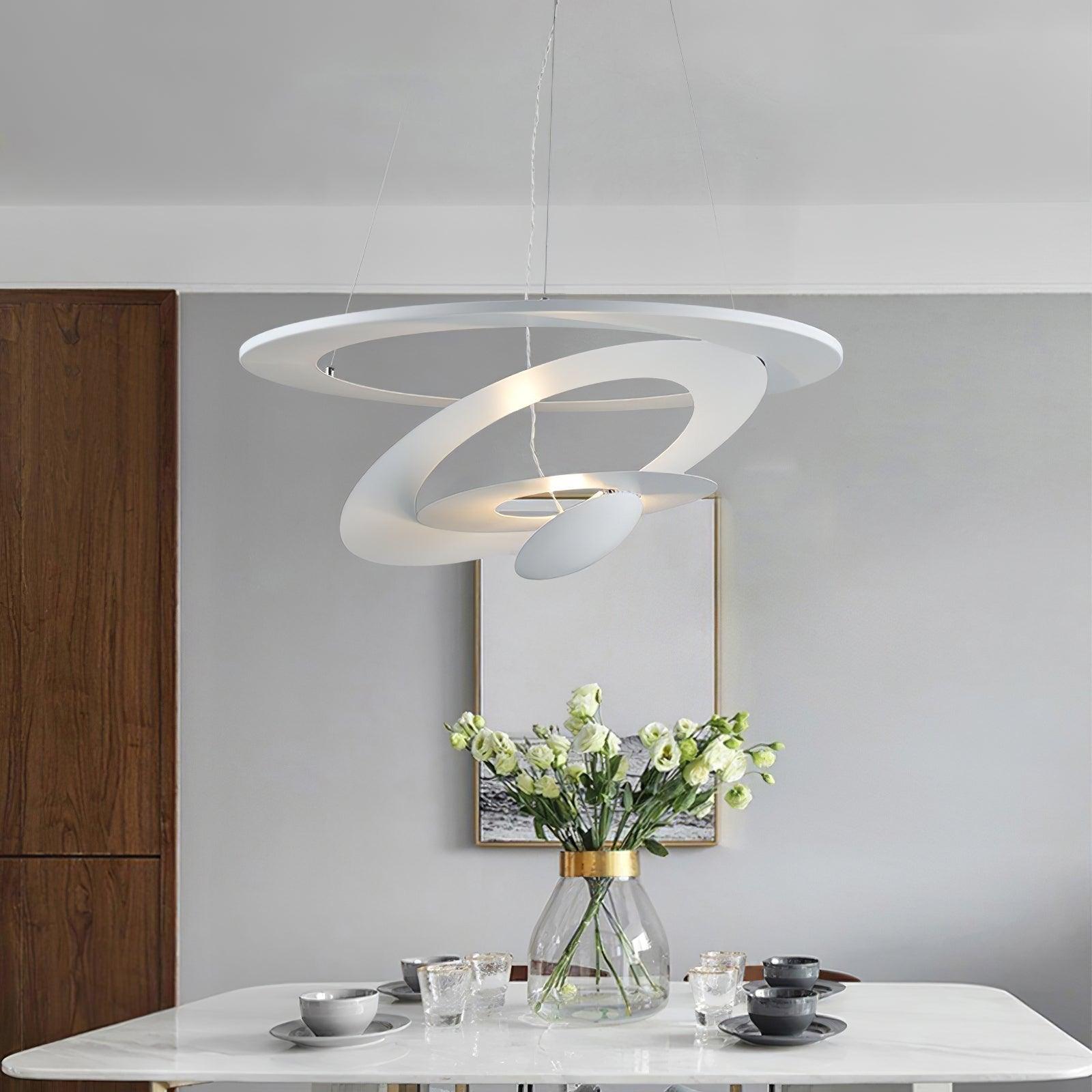 Micro Lustre LED Anneaux Tourbillonnants - Neutralighting