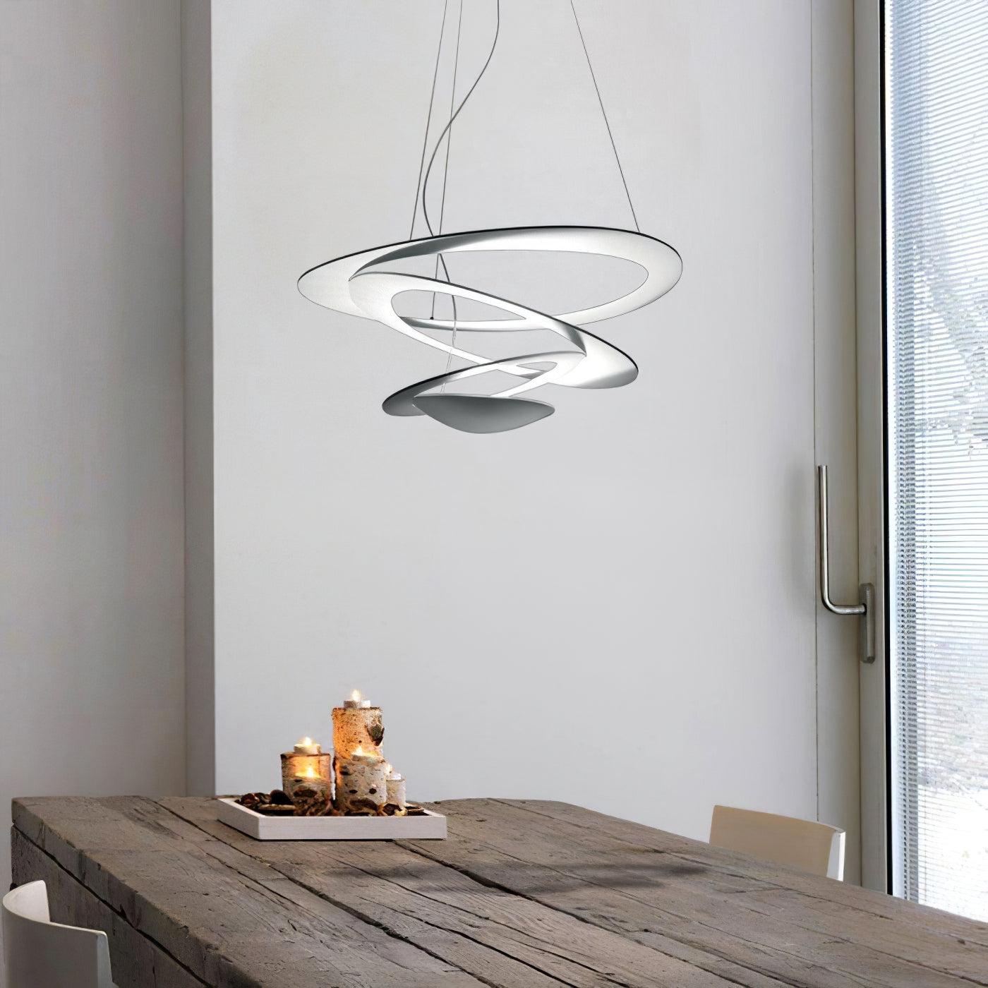 Micro Lustre LED Anneaux Tourbillonnants - Neutralighting