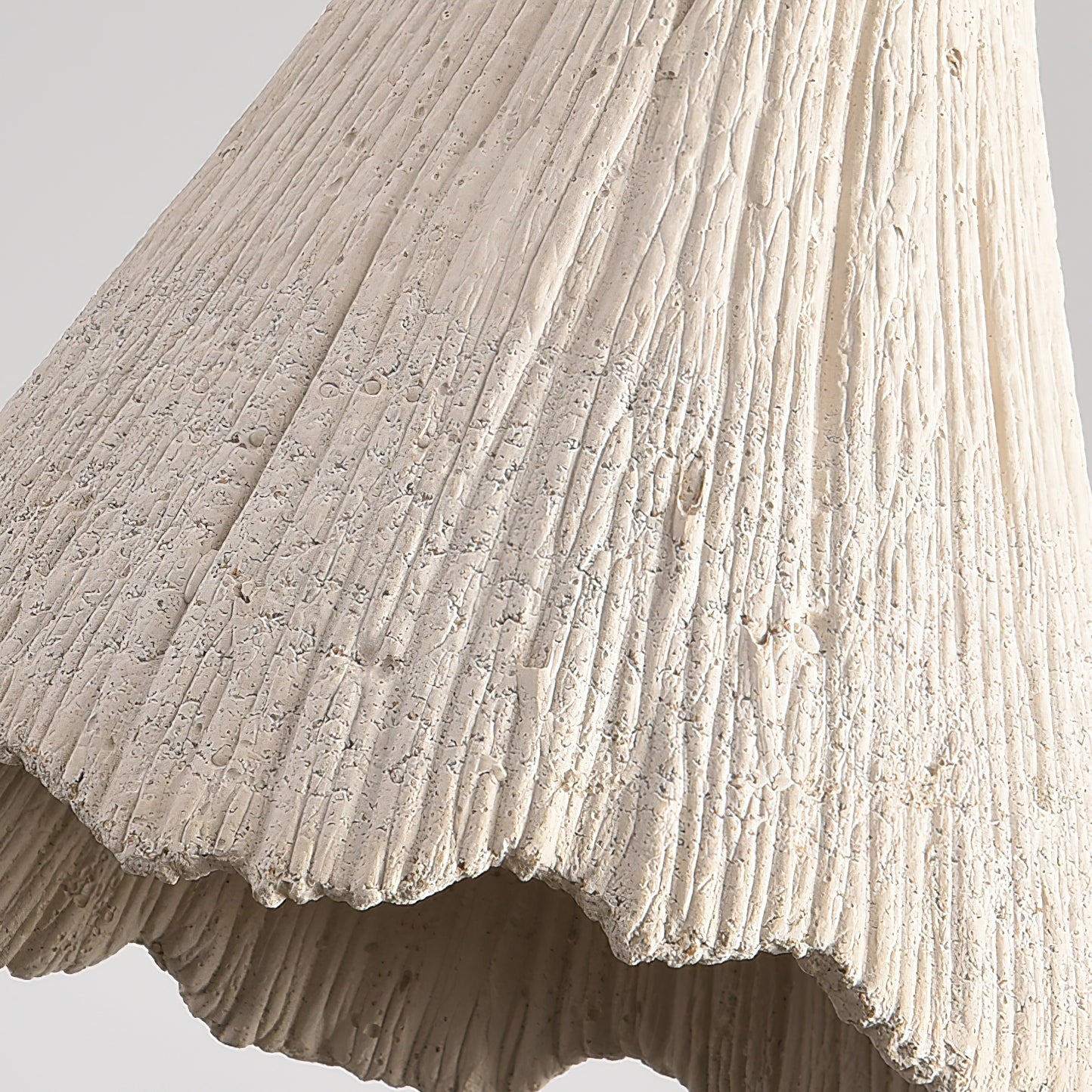 Microcement Lampe suspendue avec abat-jour en tissu réglable - Neutralighting