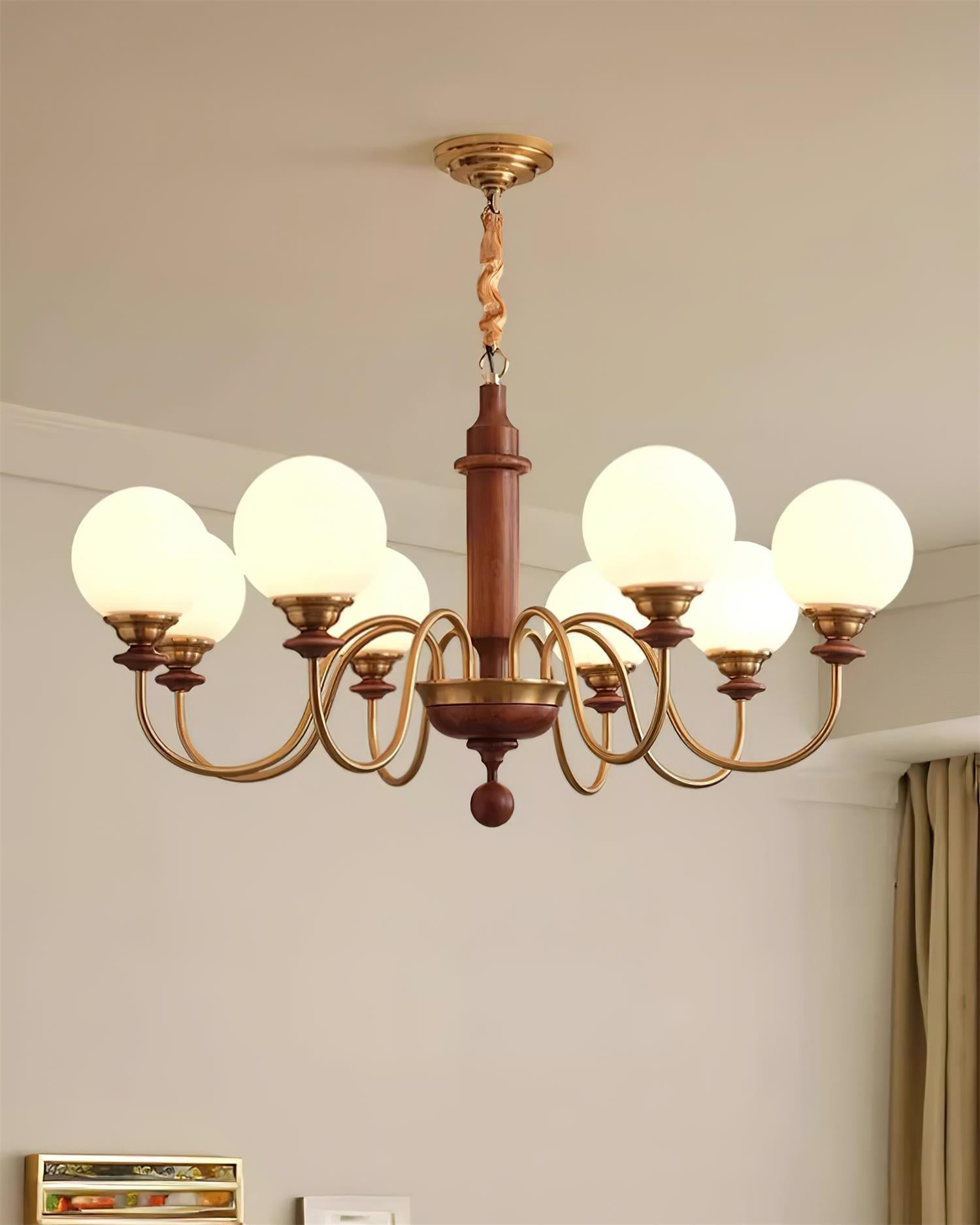 Lumivian Lustre Élégant Globe à 8 Lumières - Neutralighting