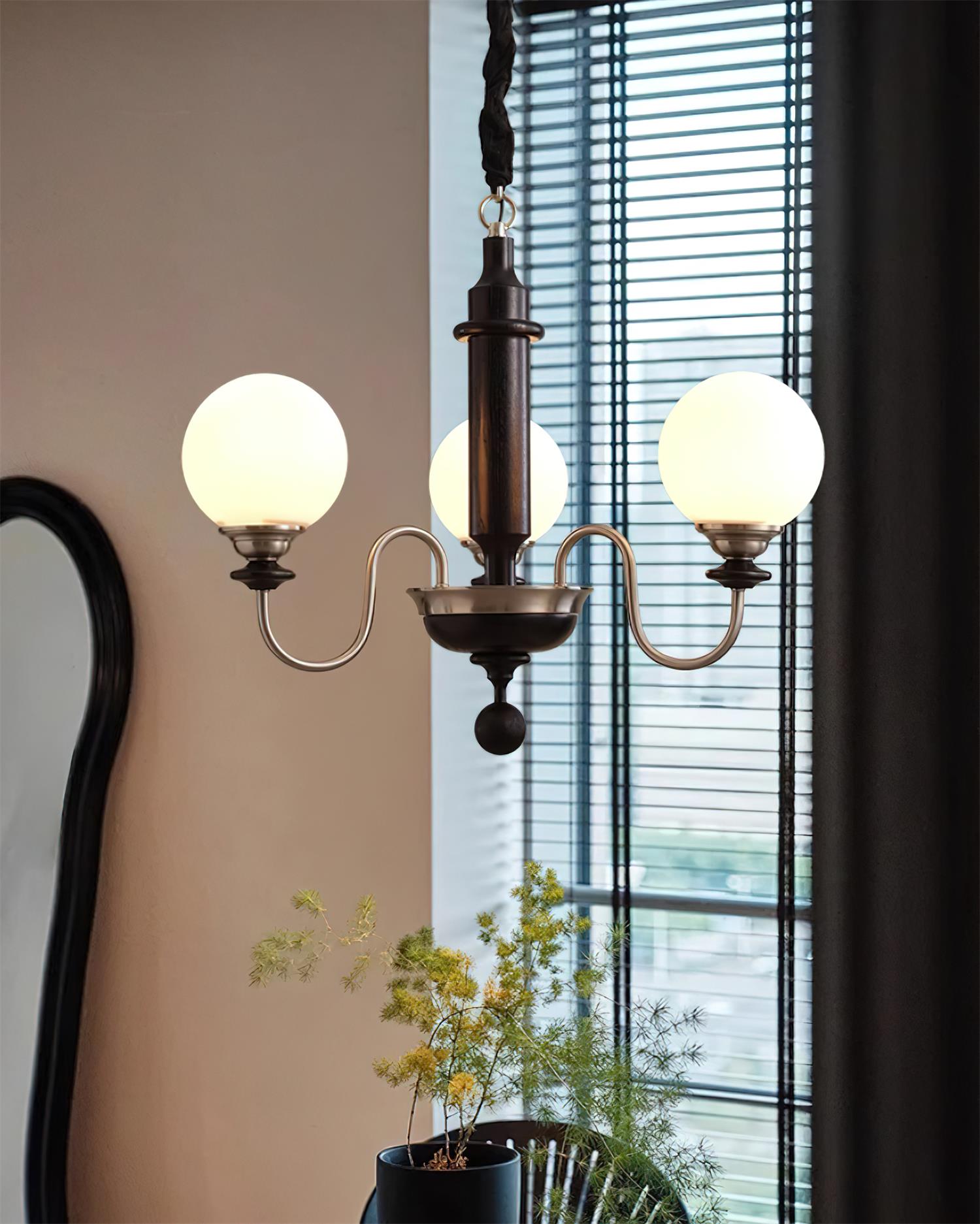 Lumivian Lustre Élégant Globe à 8 Lumières - Neutralighting