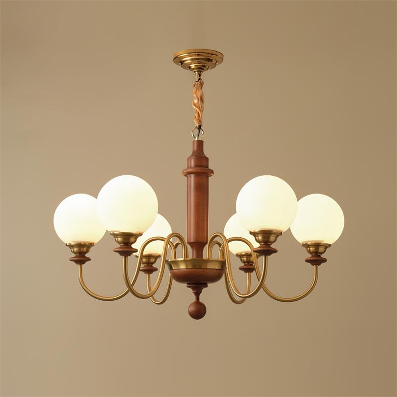 Lumivian Lustre Élégant Globe à 8 Lumières - Neutralighting