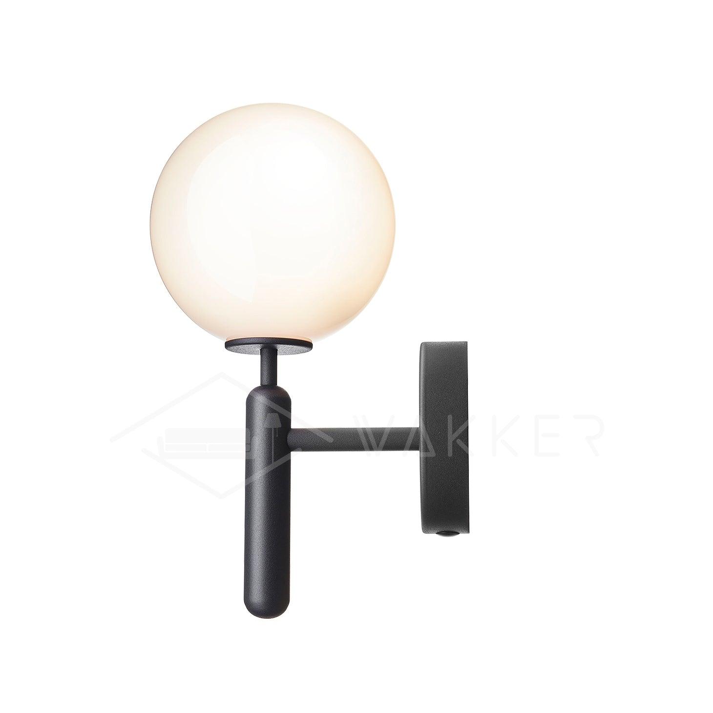 Lustra Wall Lamp Plug In Glass Globe Nordic - Neutralighting
