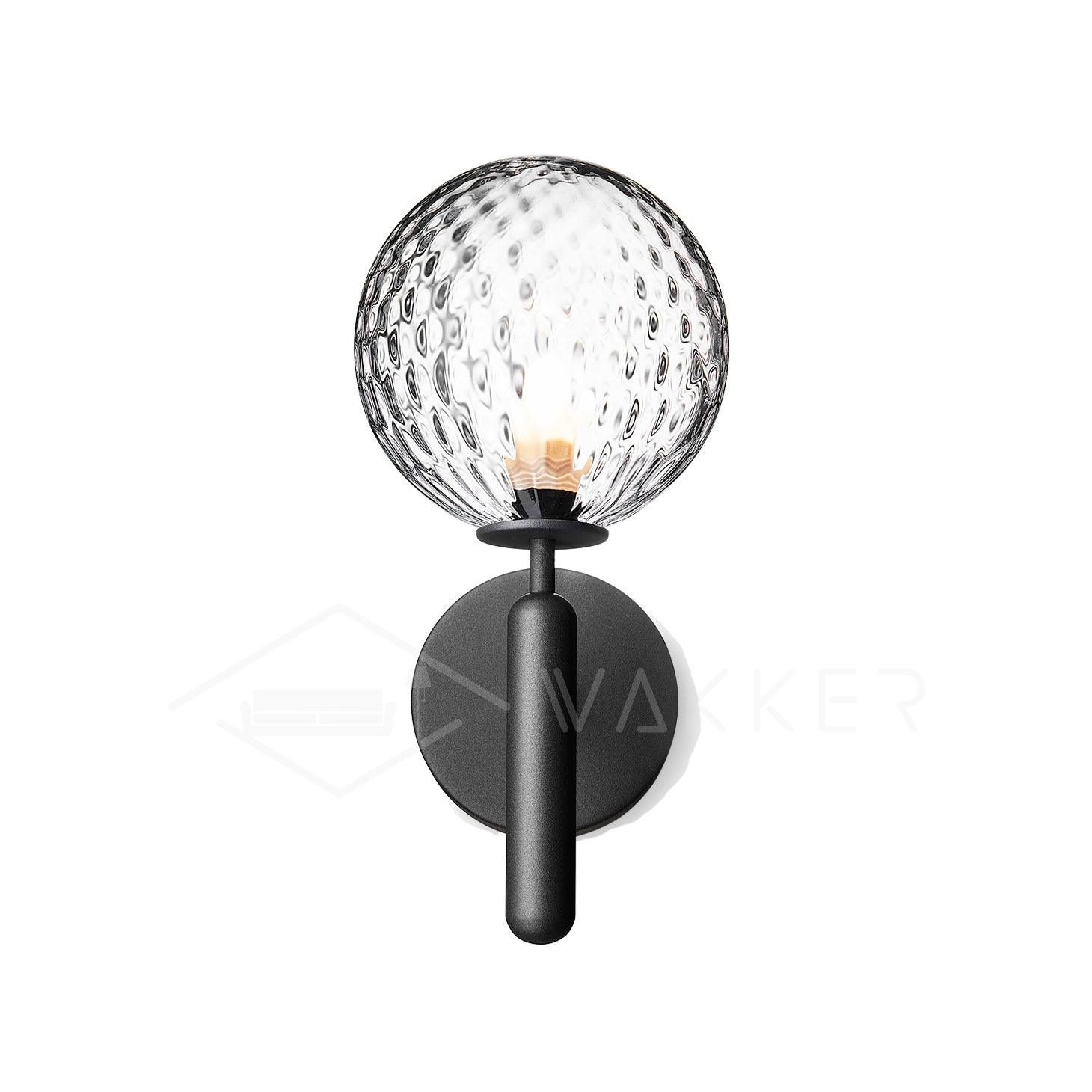 Lustra Wall Lamp Plug In Glass Globe Nordic - Neutralighting