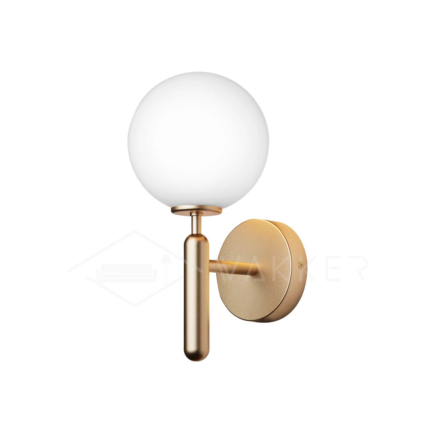 Lustra Wall Lamp Plug In Glass Globe Nordic - Neutralighting