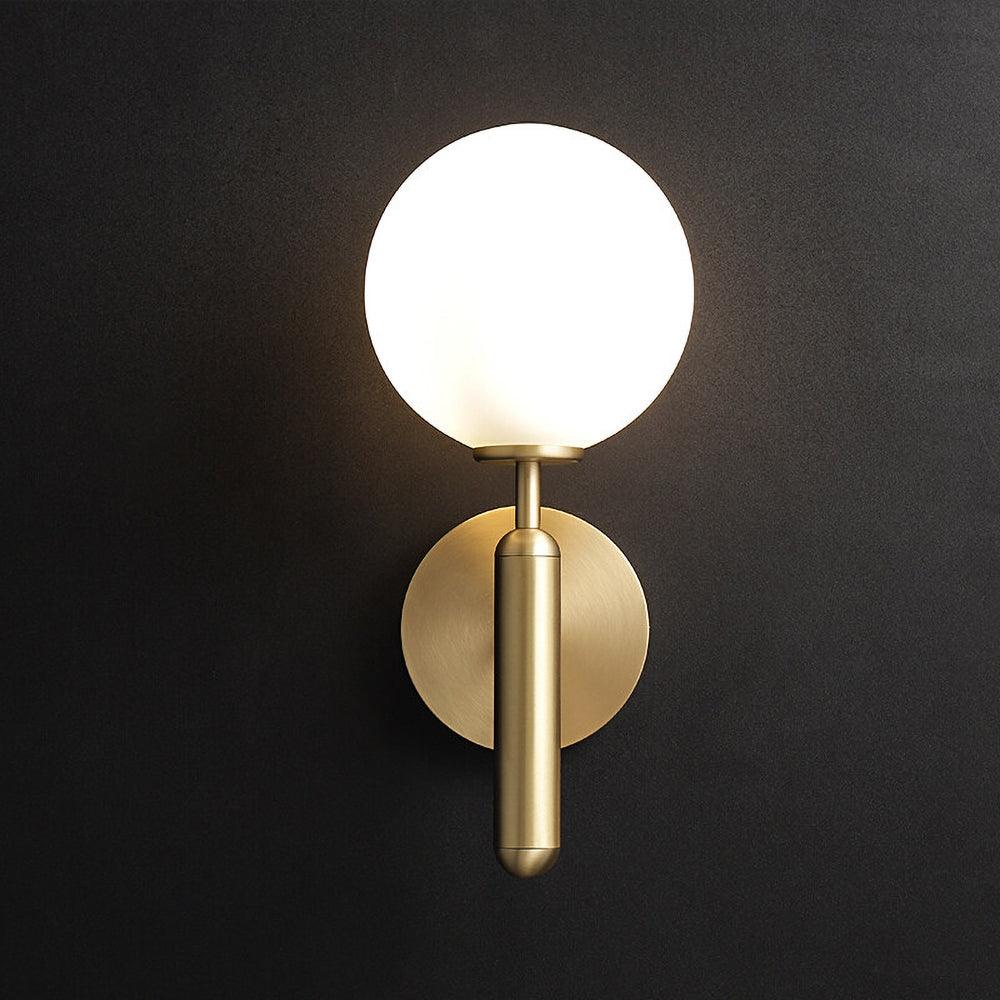 Lustra Wall Lamp Plug In Glass Globe Nordic - Neutralighting