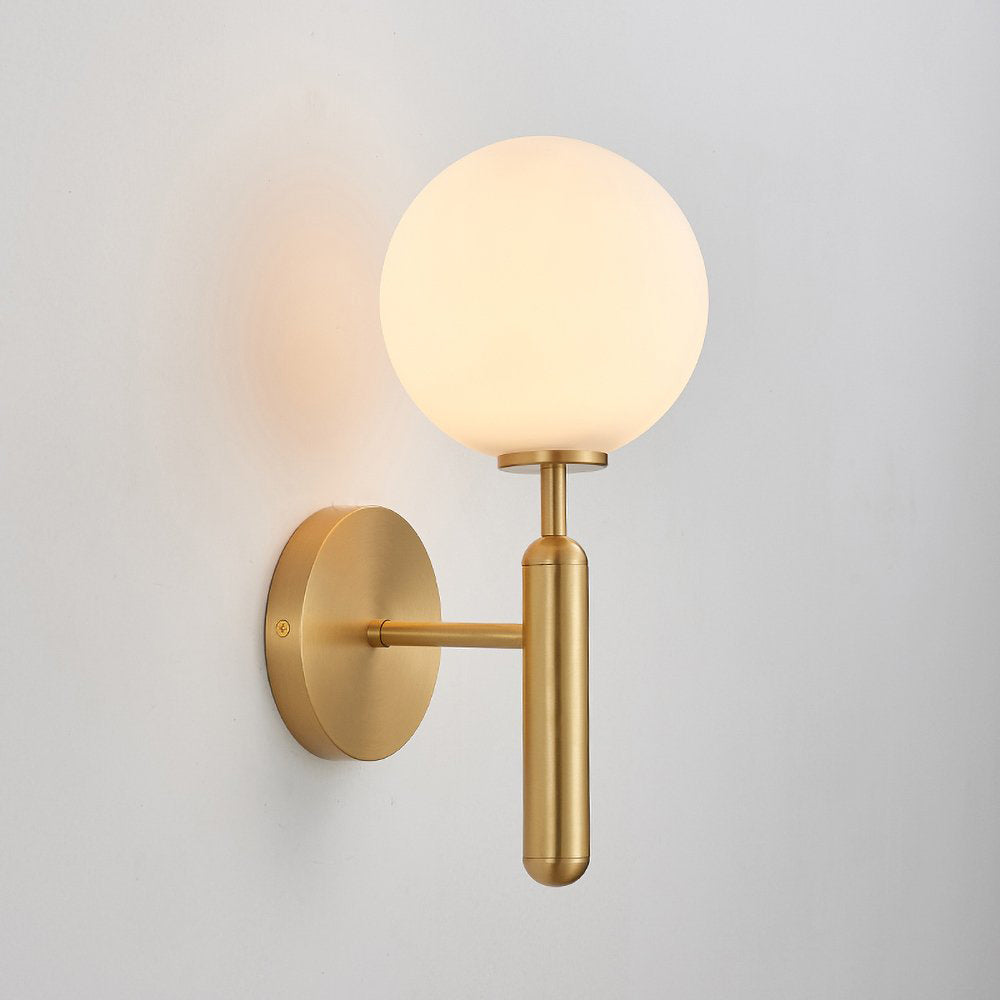 Lustra Wall Lamp Plug In Glass Globe Nordic - Neutralighting