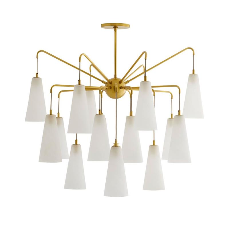 Avtheira Postmodern Luxury Glass Chandelier - Lamp Copper