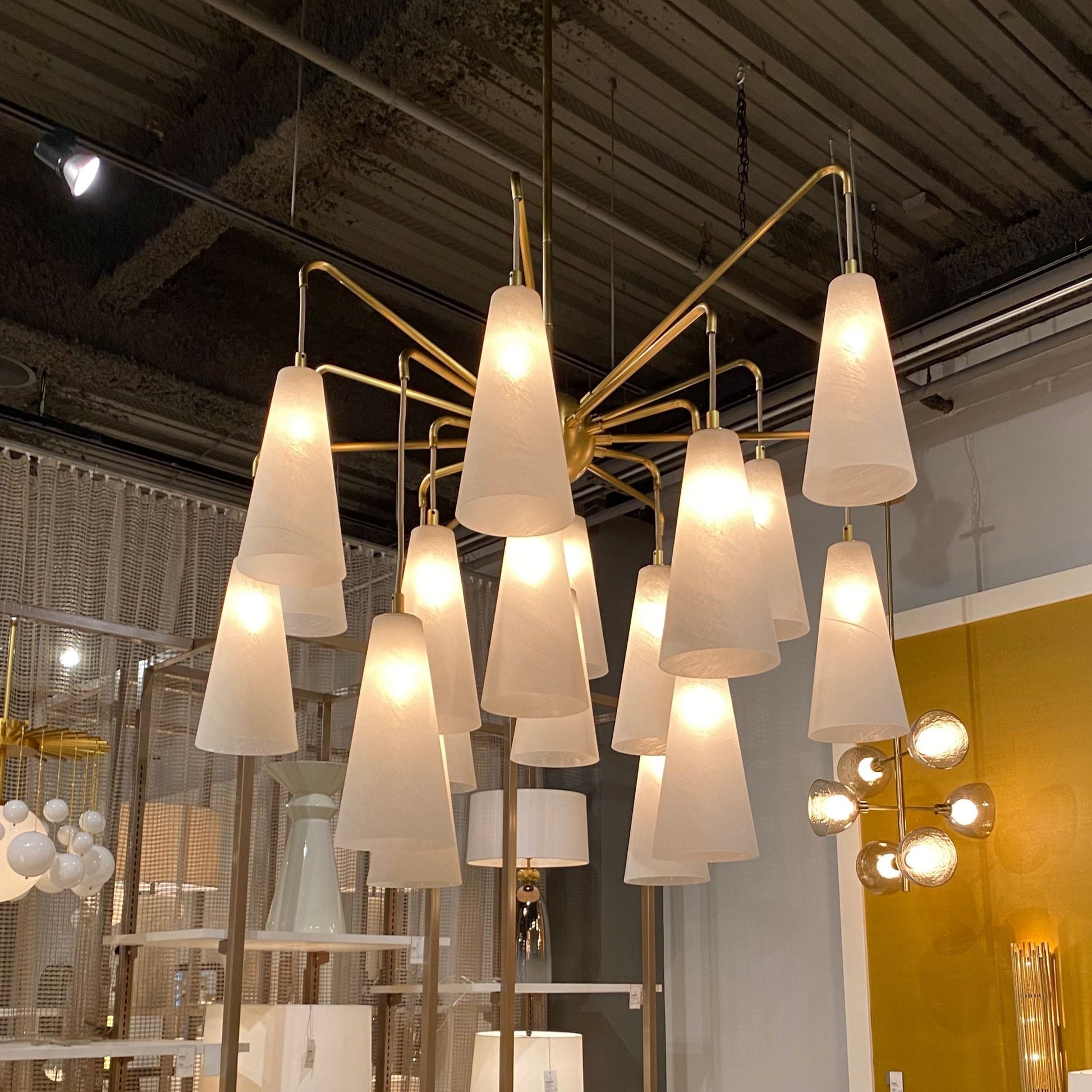 Avtheira Postmodern Luxury Glass Chandelier - Lamp Copper