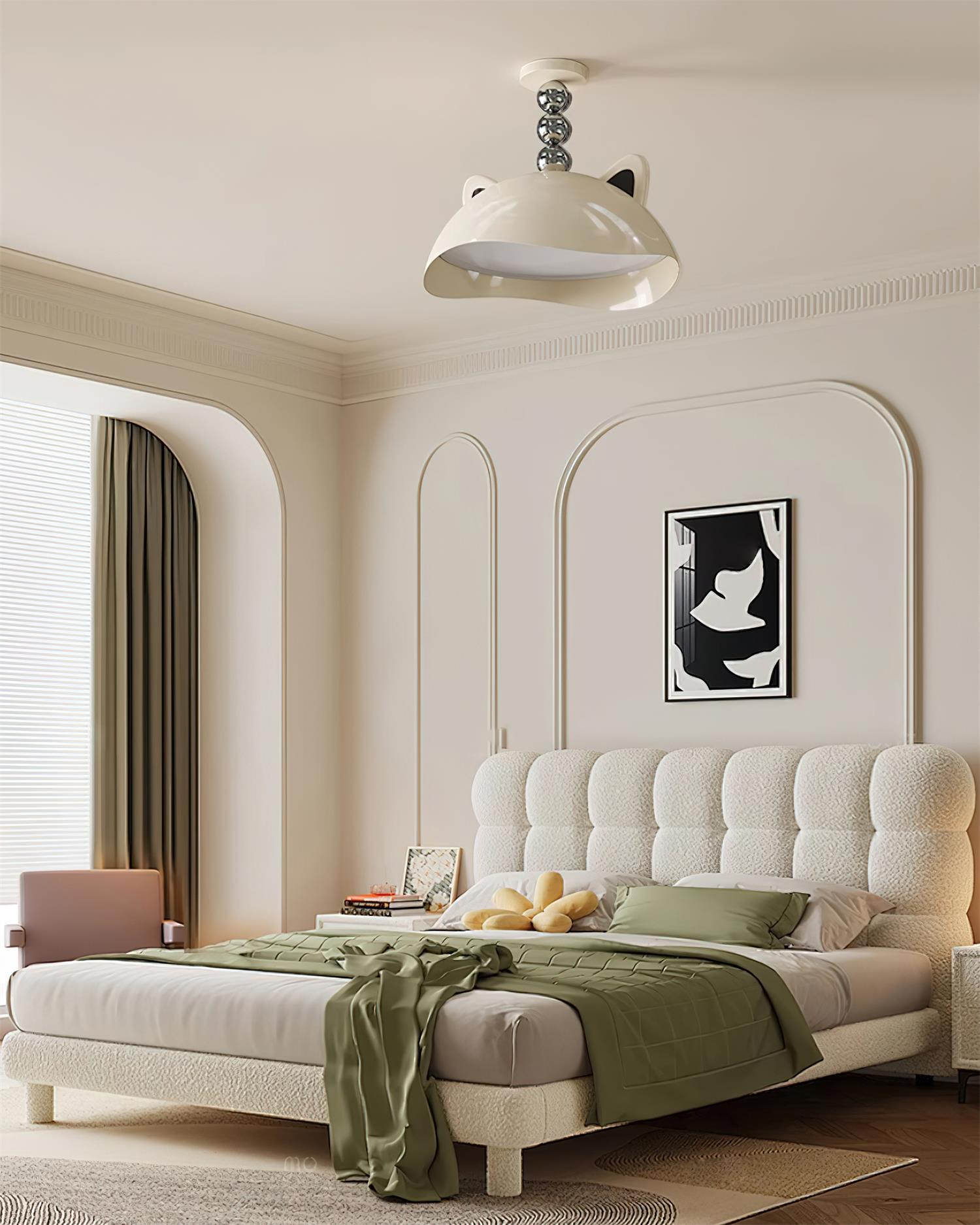 Miki Lumière de Plafond Oreilles de Chat Orbes Brillants Ludiques - Neutralighting