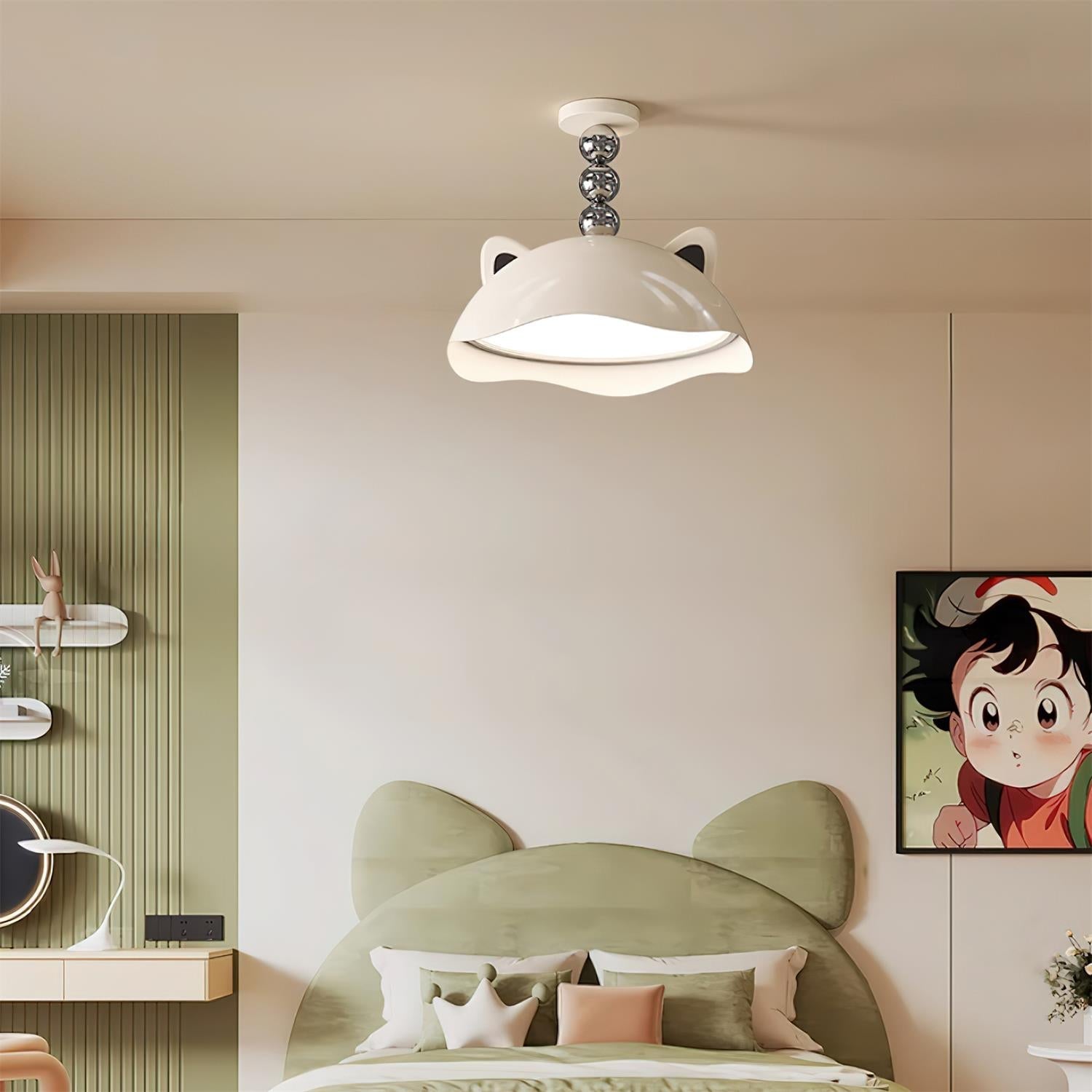 Miki Lumière de Plafond Oreilles de Chat Orbes Brillants Ludiques - Neutralighting