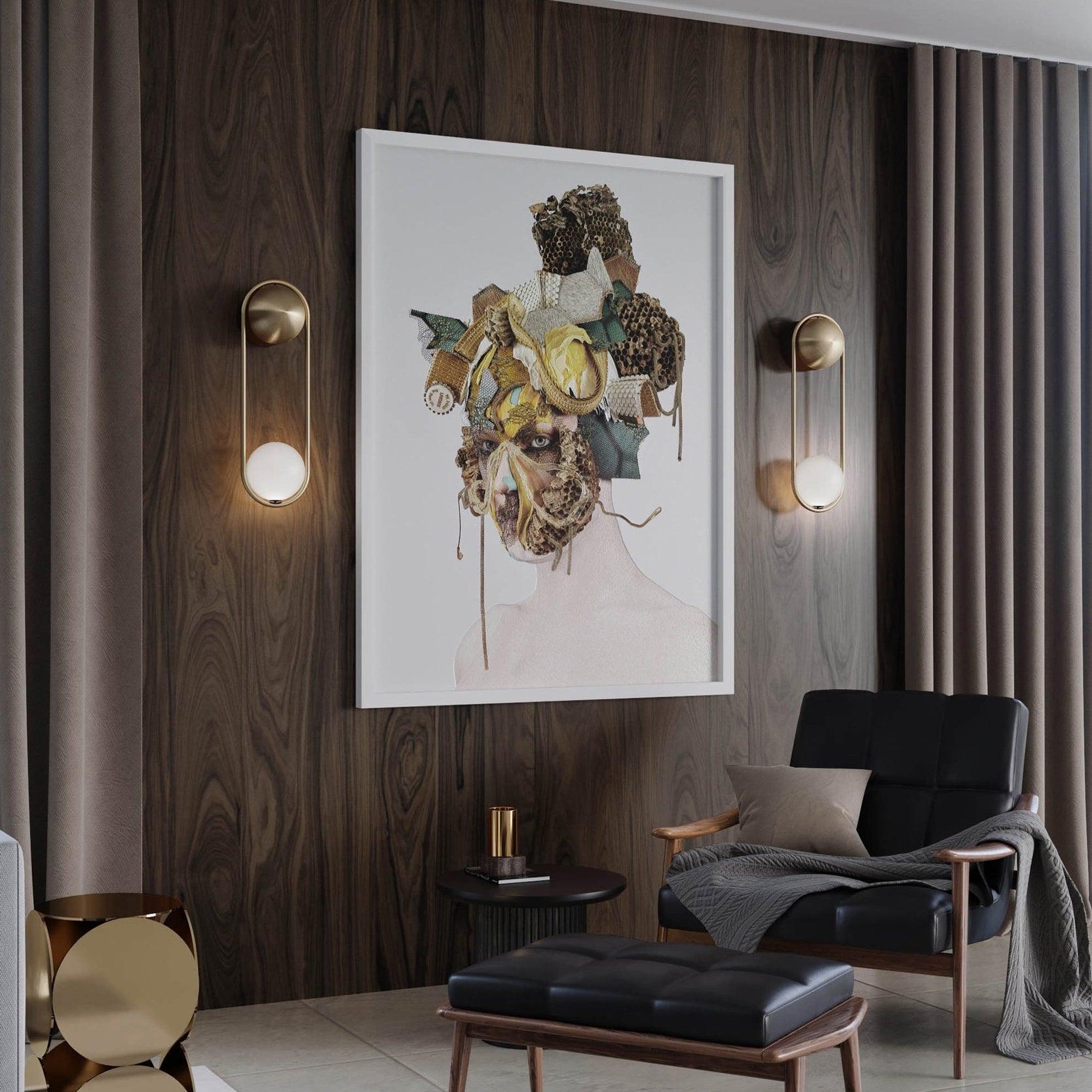 Radiain Applique murale minimaliste en laiton - Neutralighting