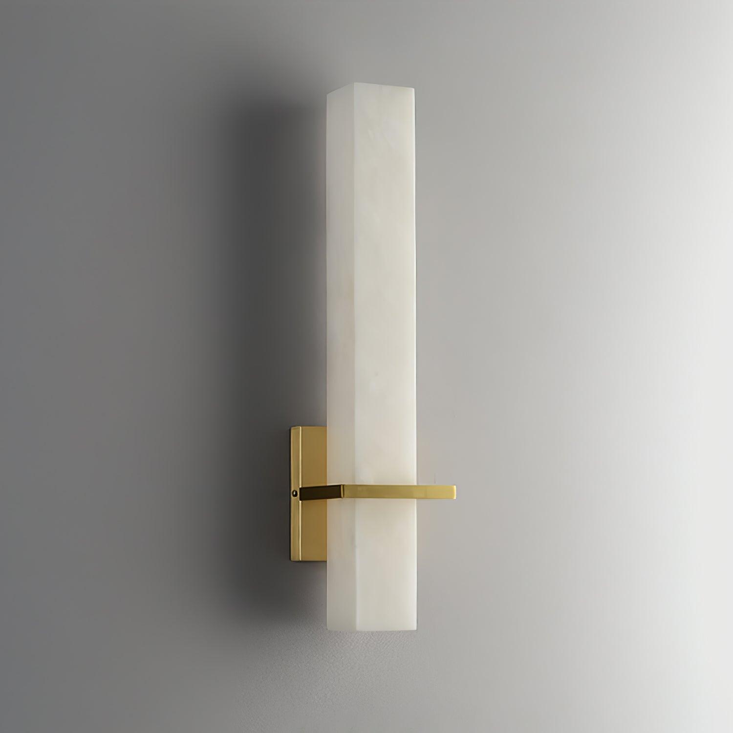 Luste Applique Murale en Albâtre Bande en Laiton Forme - Neutralighting