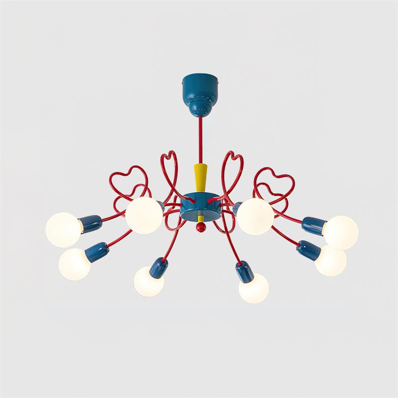Virelli Lustre Bras en Forme de Cœur Colorés Ludiques Artistiques - Neutralighting