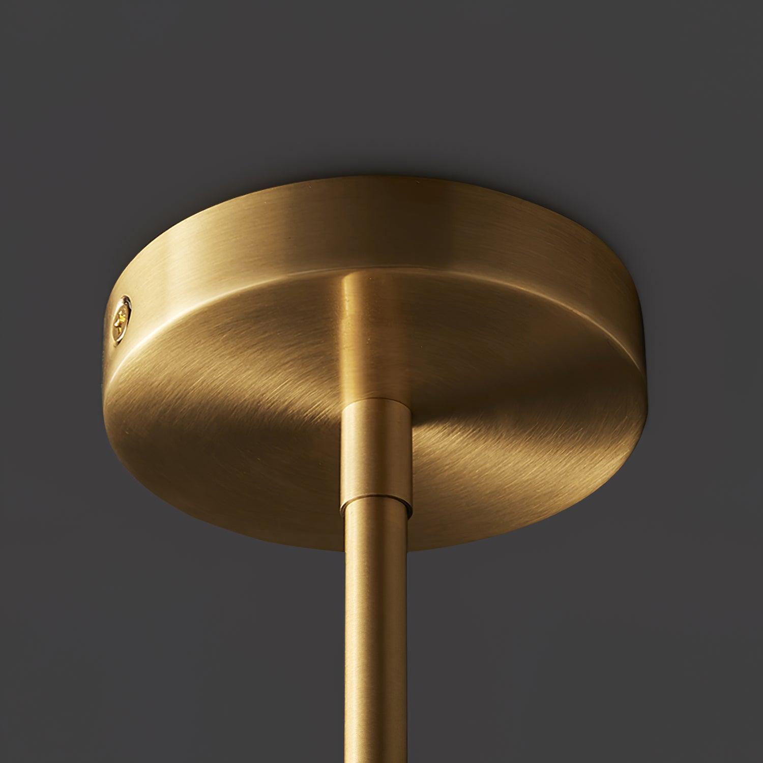 Lustra Chandelier Bras Courbés Laiton - Neutralighting