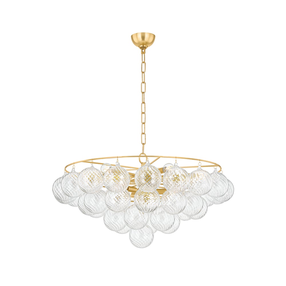 Aurora Chandelier en Verre Globe Élégant - Neutralighting