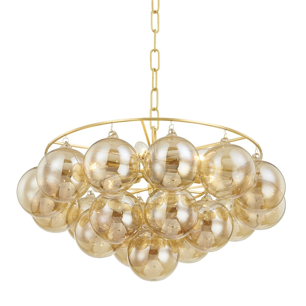 Aurora Chandelier en Verre Globe Élégant - Neutralighting